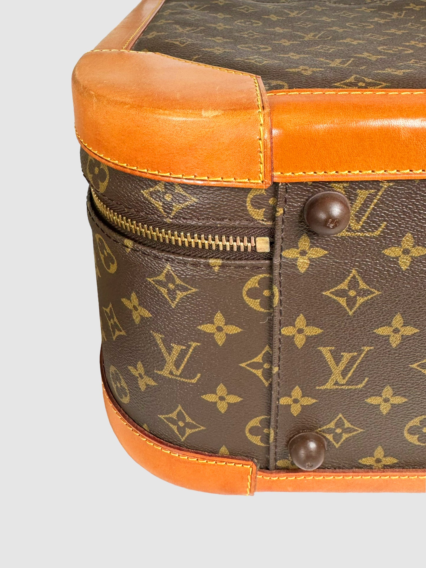 Monogram Leather Suitcase