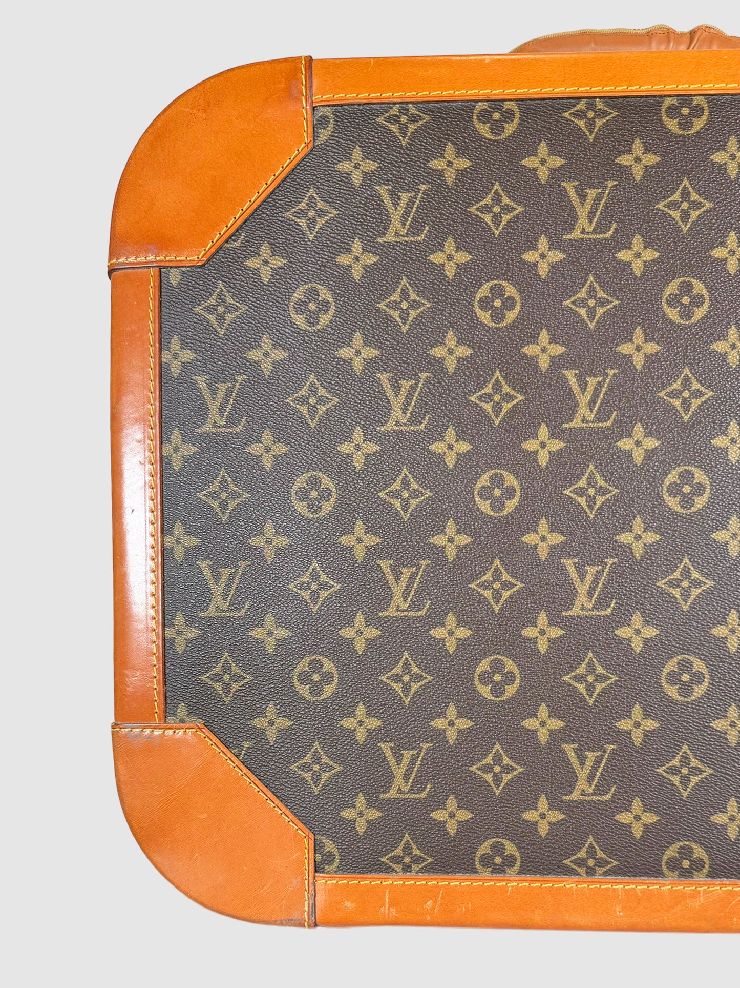 Monogram Leather Suitcase