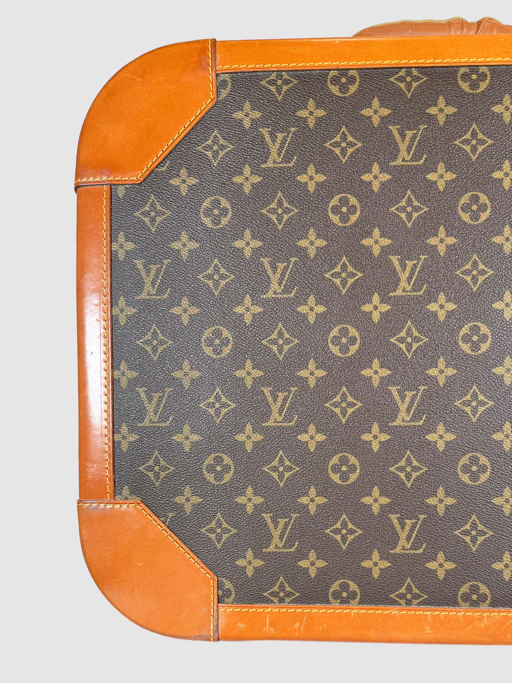 Monogram Leather Suitcase