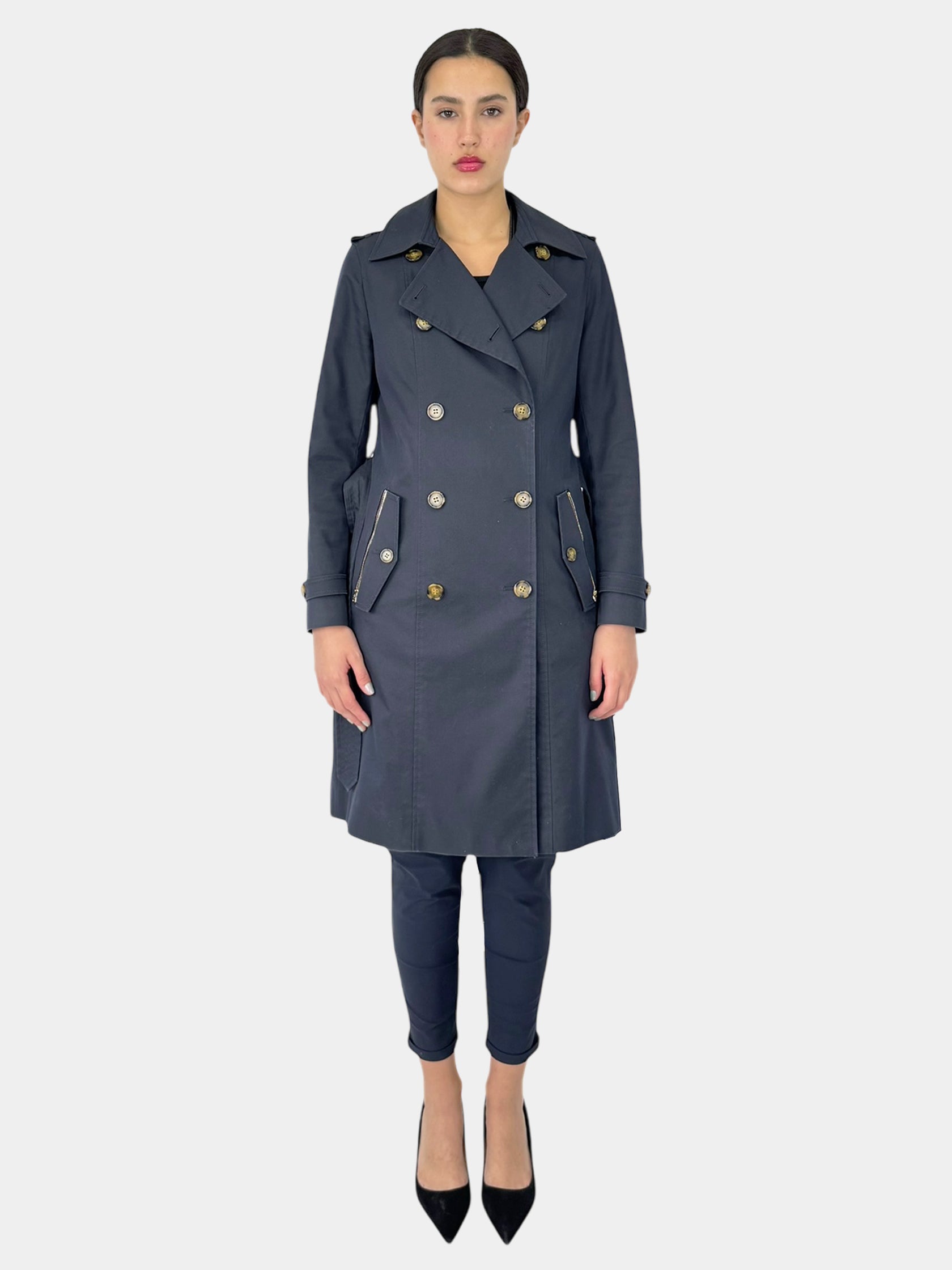 Double-Breasted Trench Coat