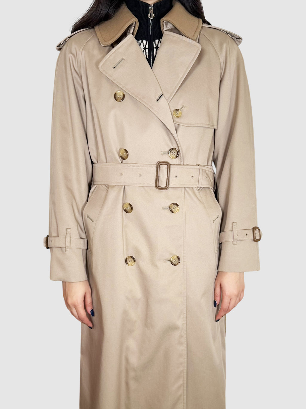 Double-Breasted Trench Coat