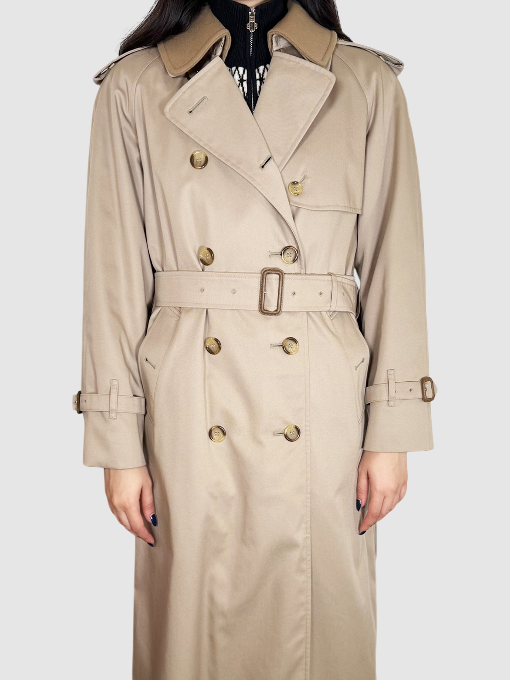 Double-Breasted Trench Coat