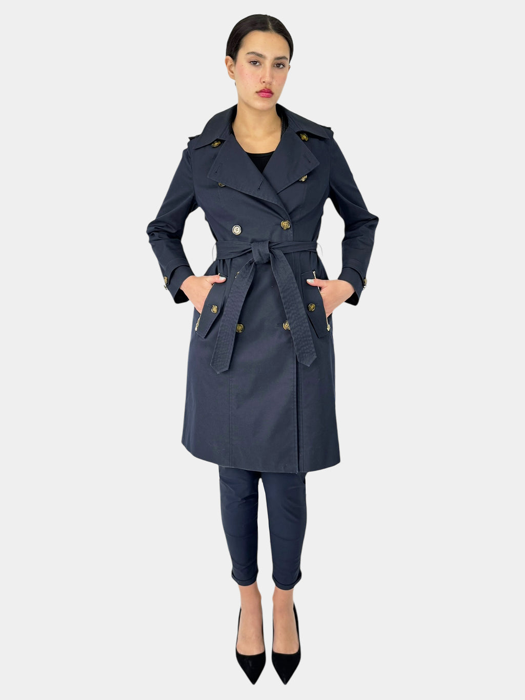 Double-Breasted Trench Coat