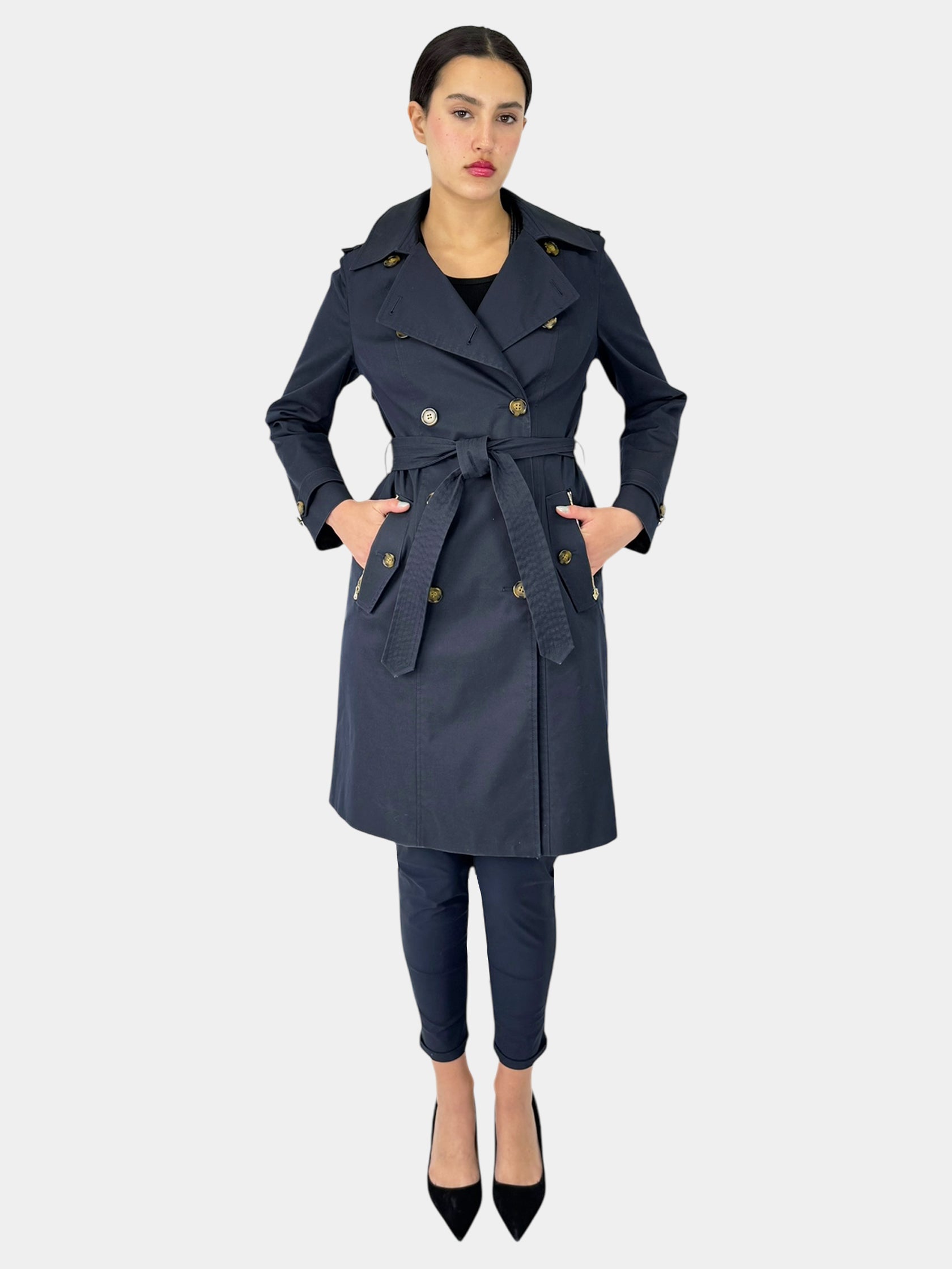 Double-Breasted Trench Coat