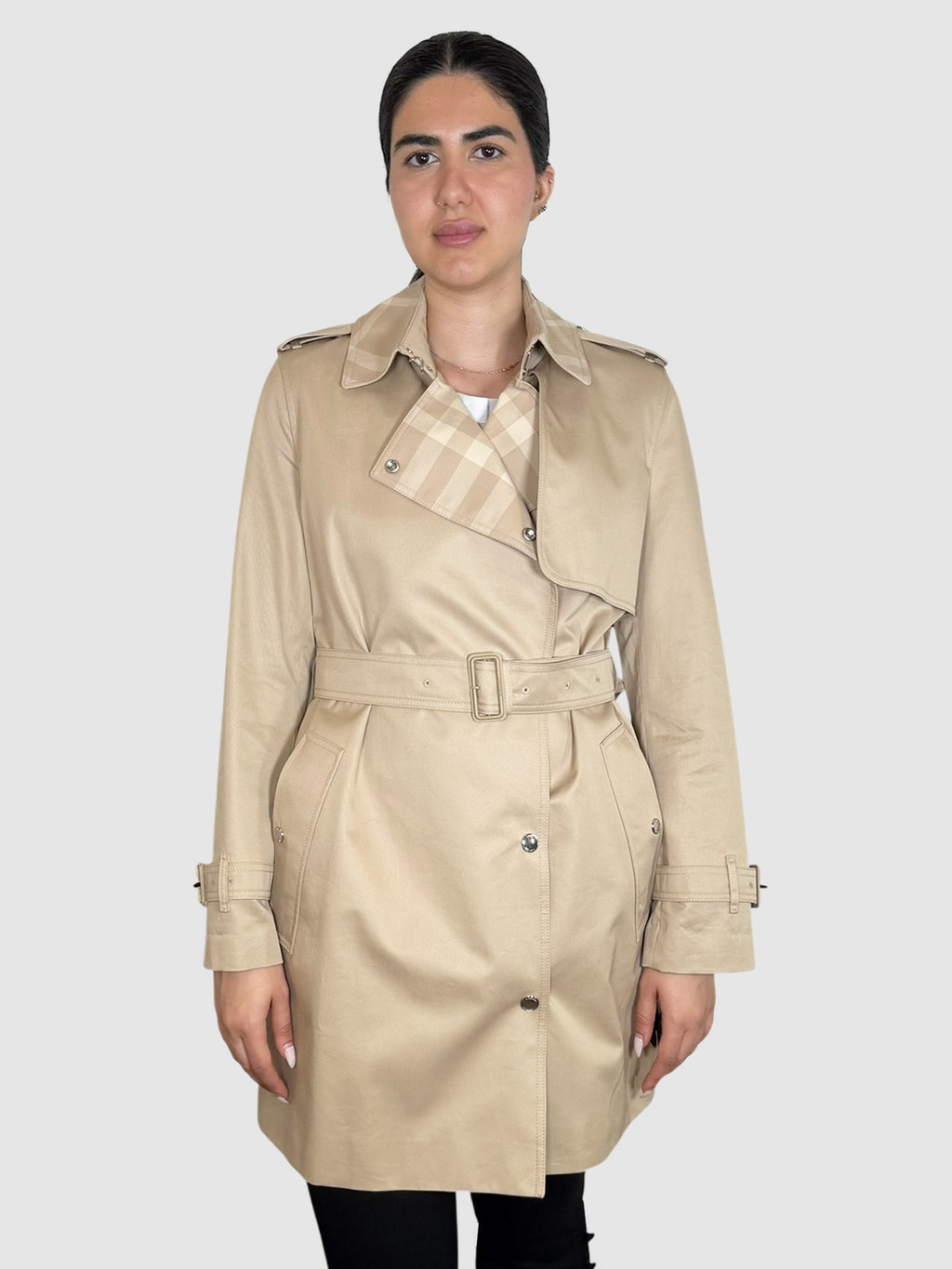 Gabardine Trench Coat