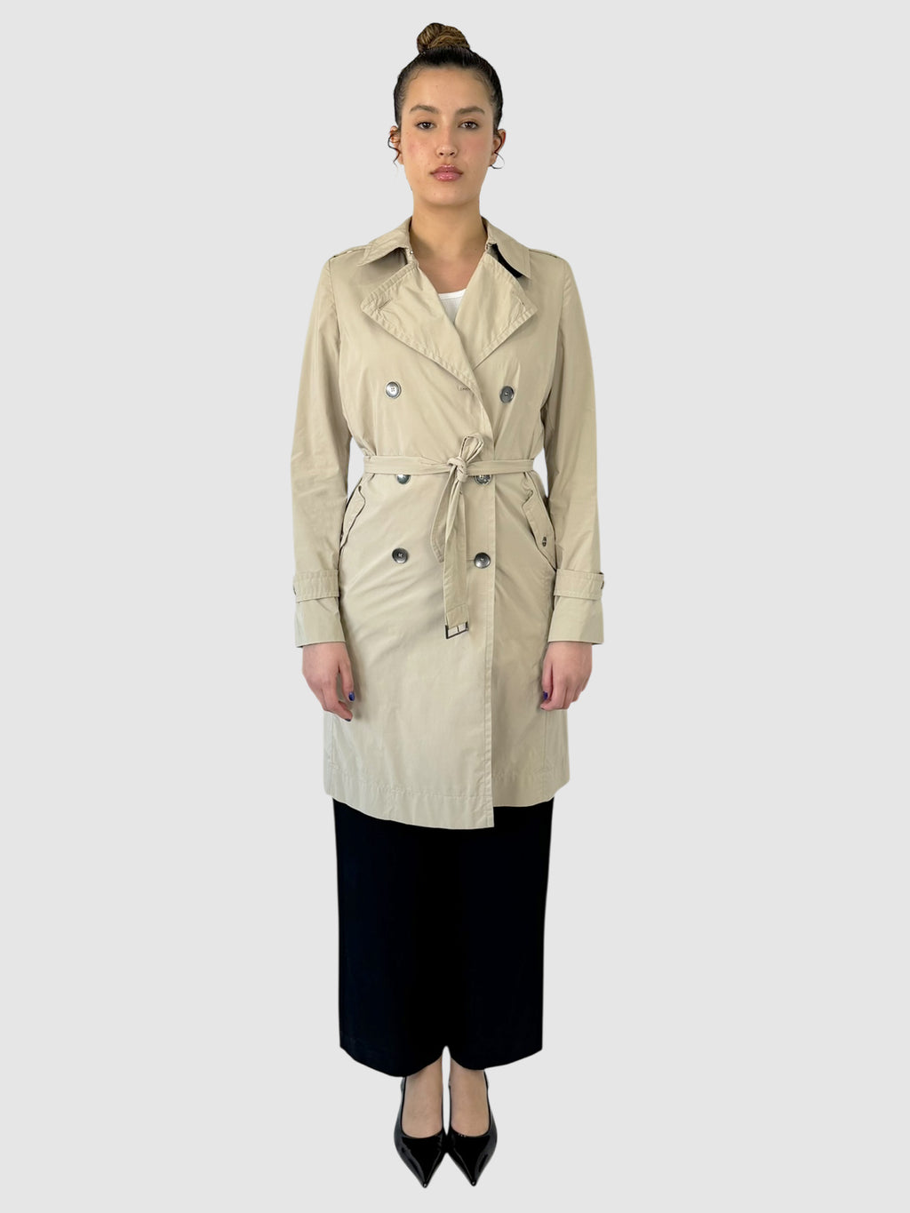 Double-Breasted Trench Coat