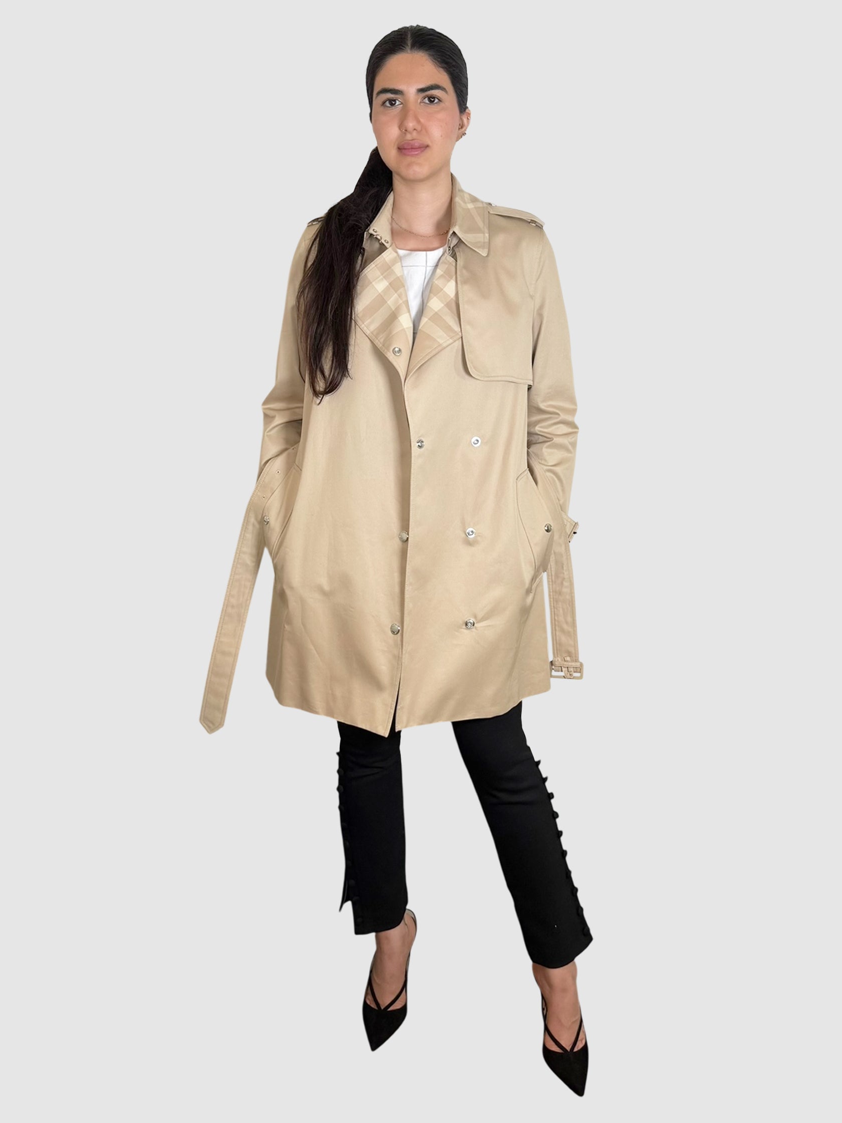 Gabardine Trench Coat