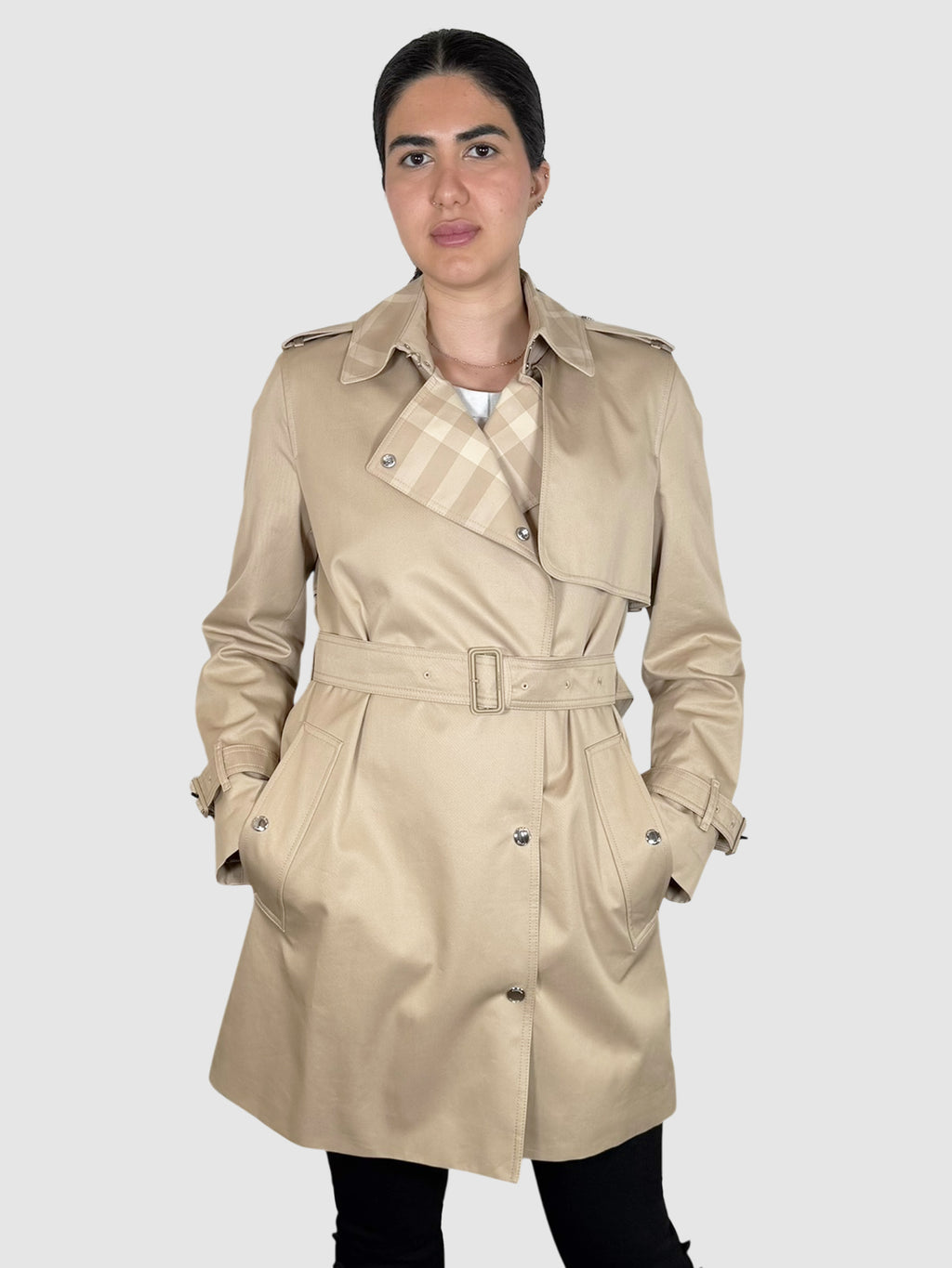 Gabardine Trench Coat