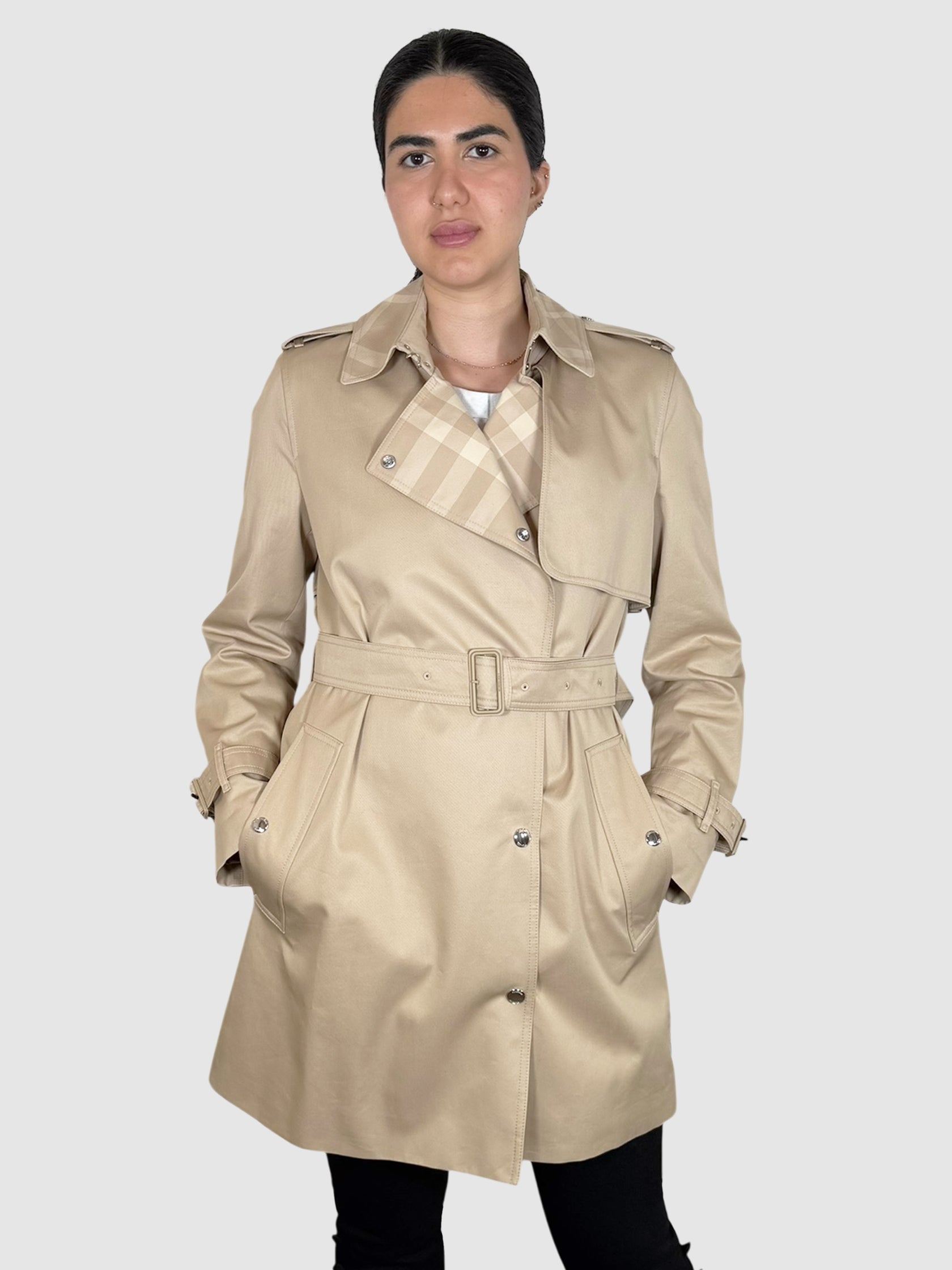 Gabardine Trench Coat
