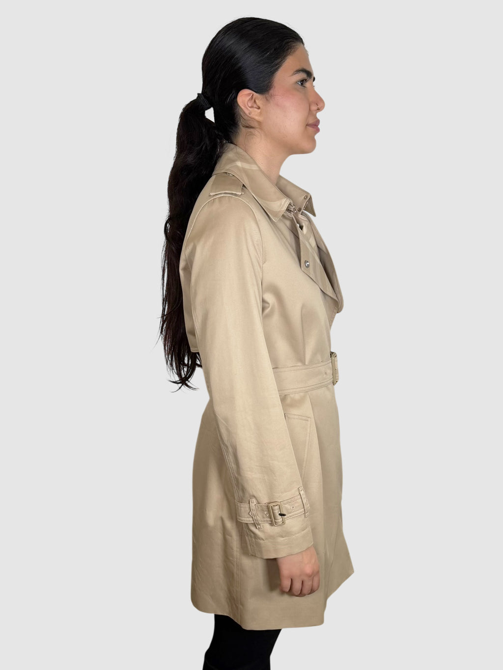 Gabardine Trench Coat