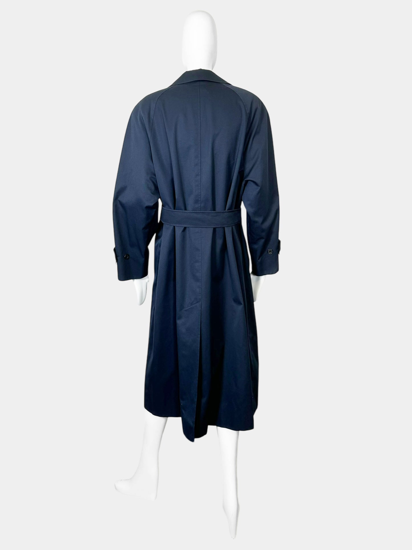 Single-Breasted Midi Trench Coat - Size M