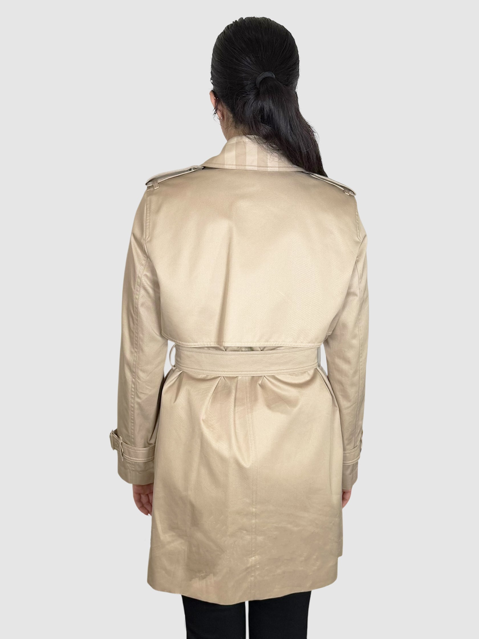 Gabardine Trench Coat