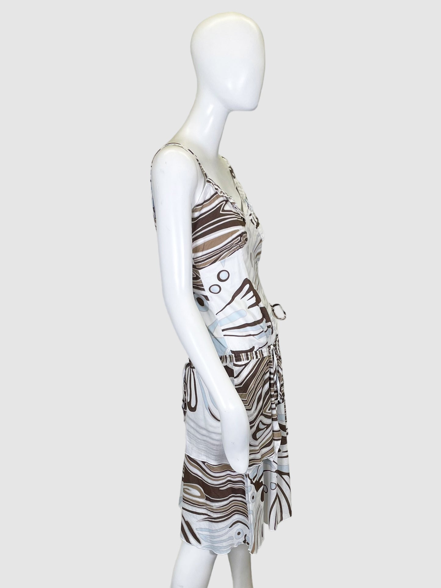 Tribu Printed Strappy Dress - Size 1