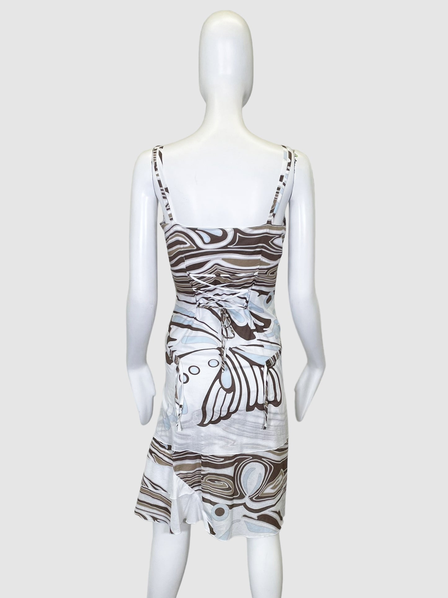 Tribu Printed Strappy Dress - Size 1