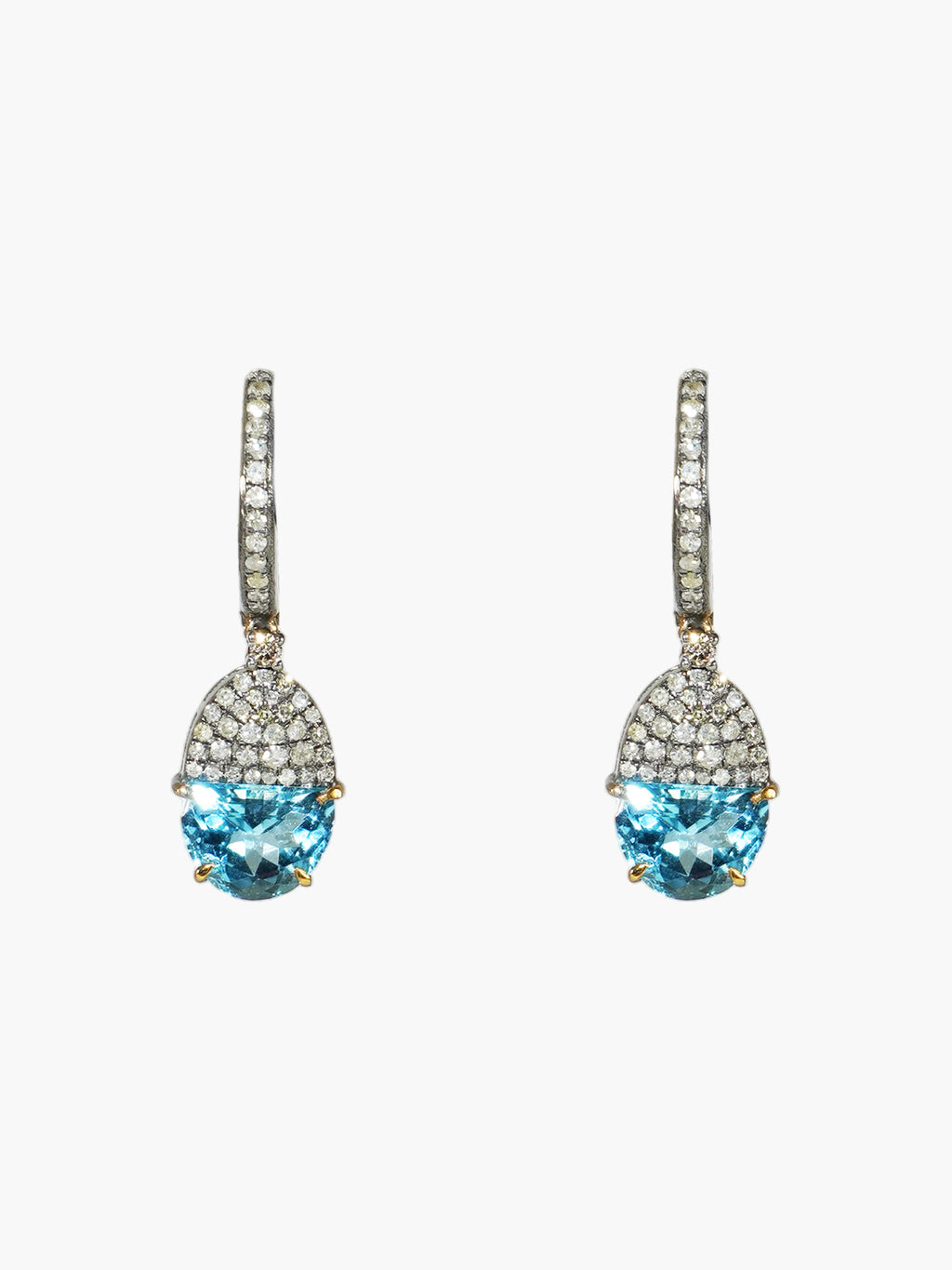 Topaz Huggie Earrings