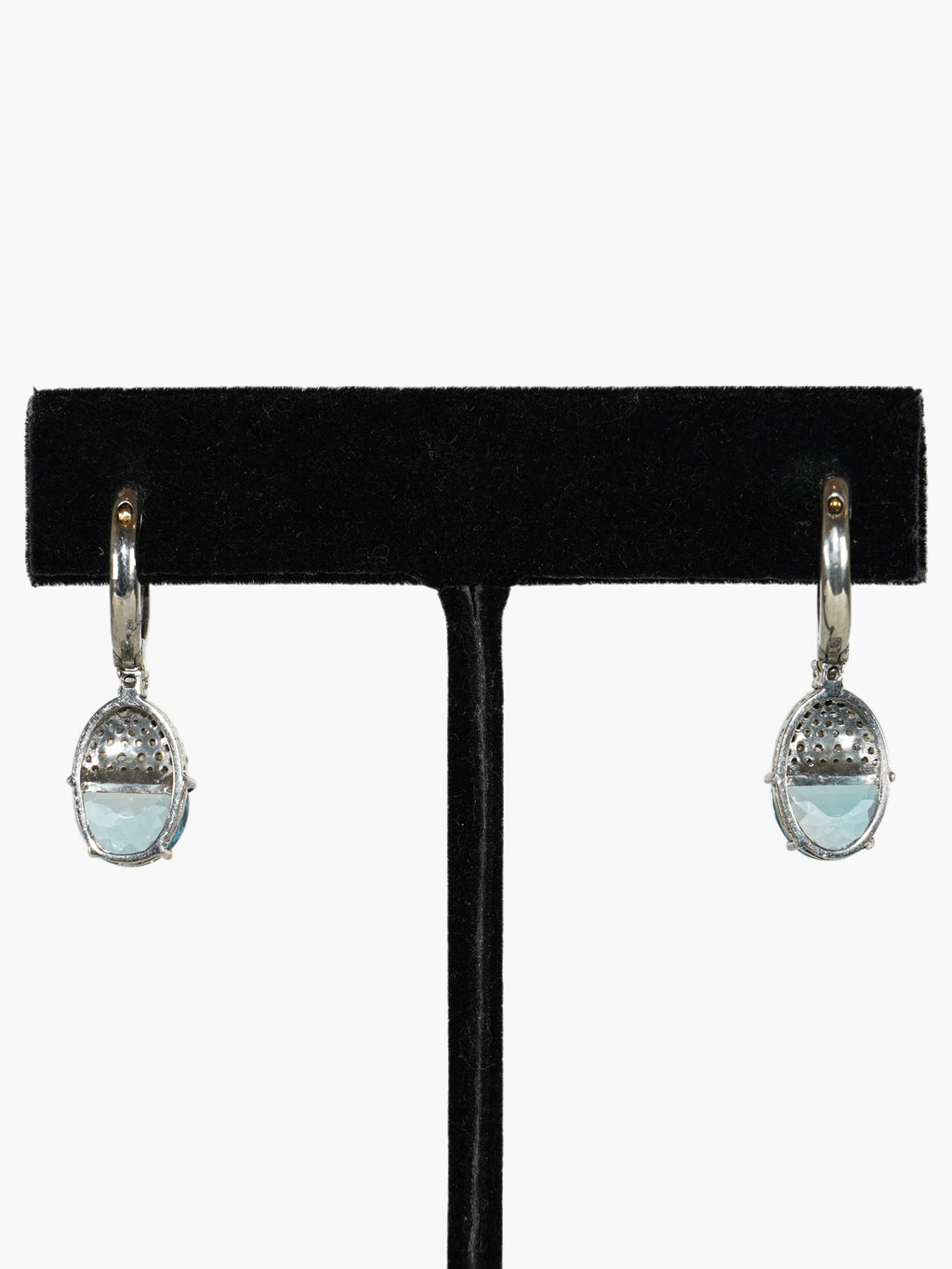 Topaz Huggie Earrings