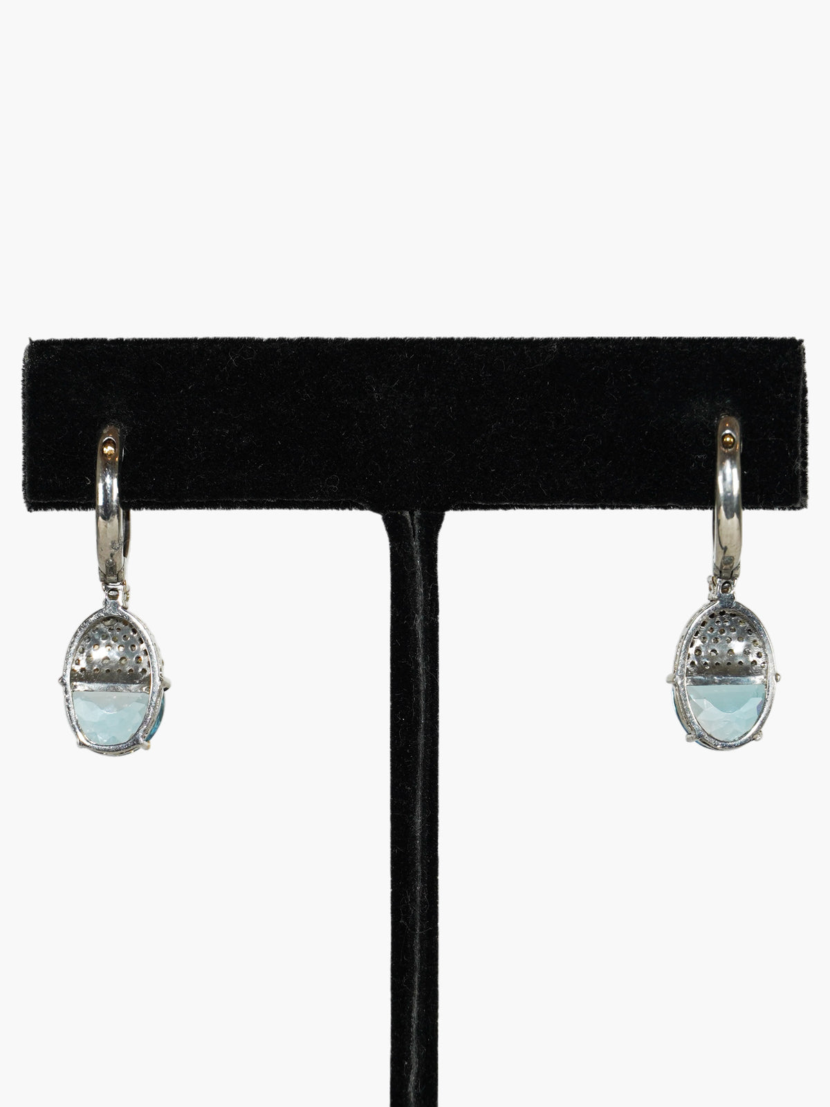 Topaz Huggie Earrings