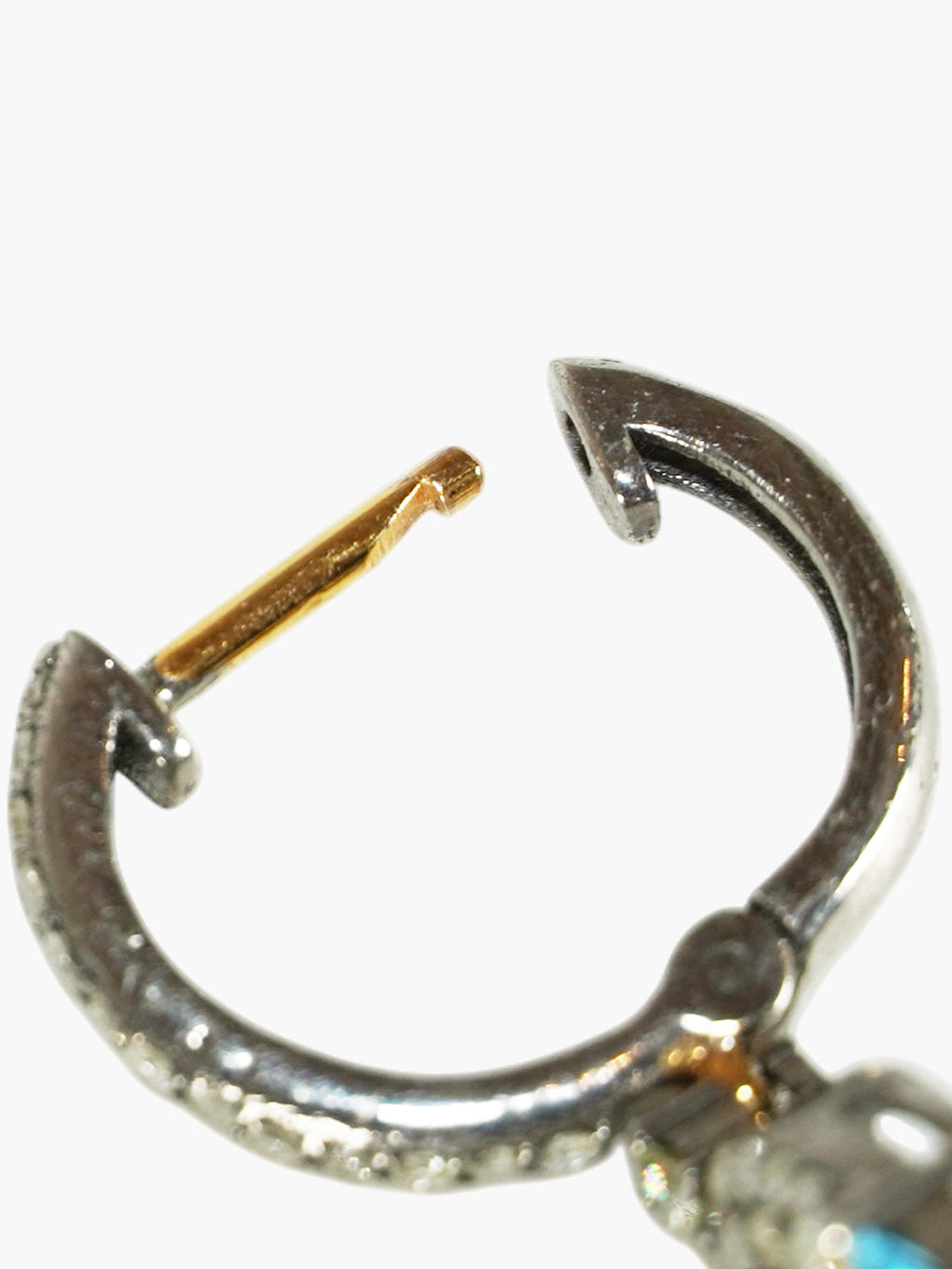 Topaz Huggie Earrings