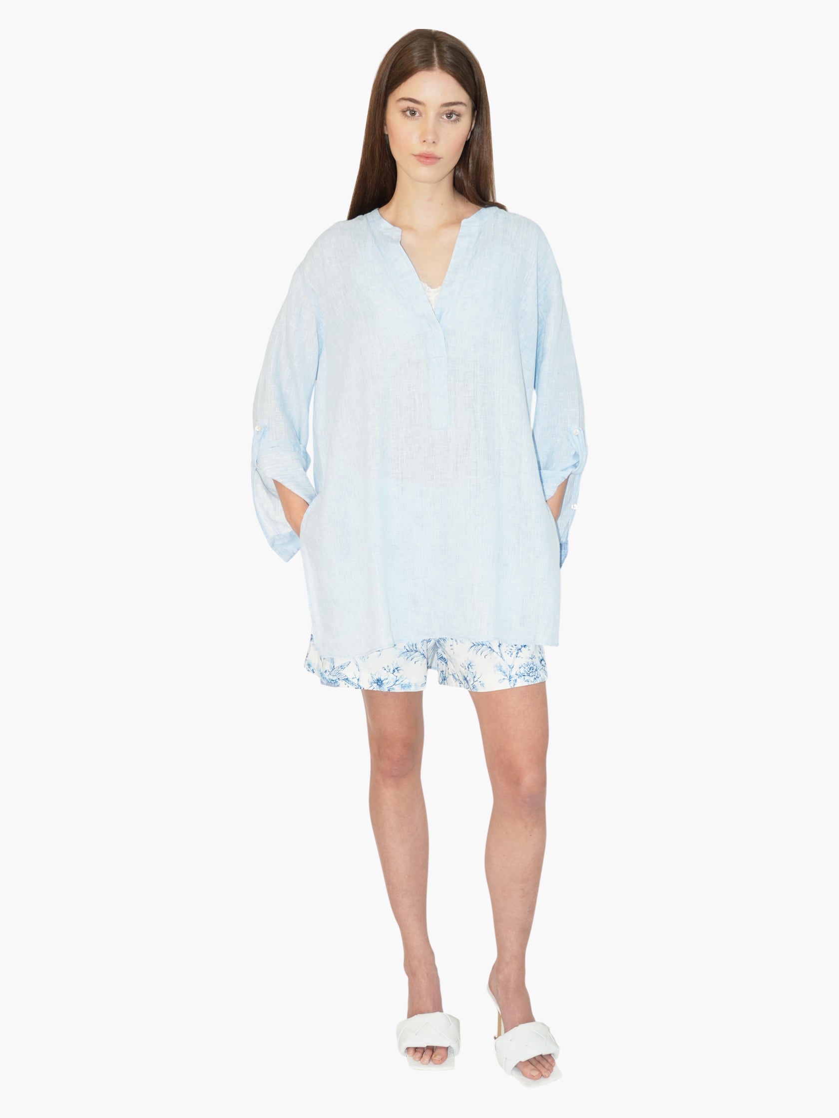 Linen Tunic Top
