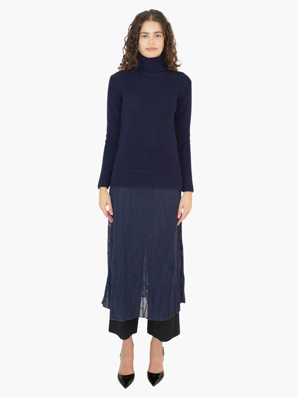 Mesh Knit Sweater