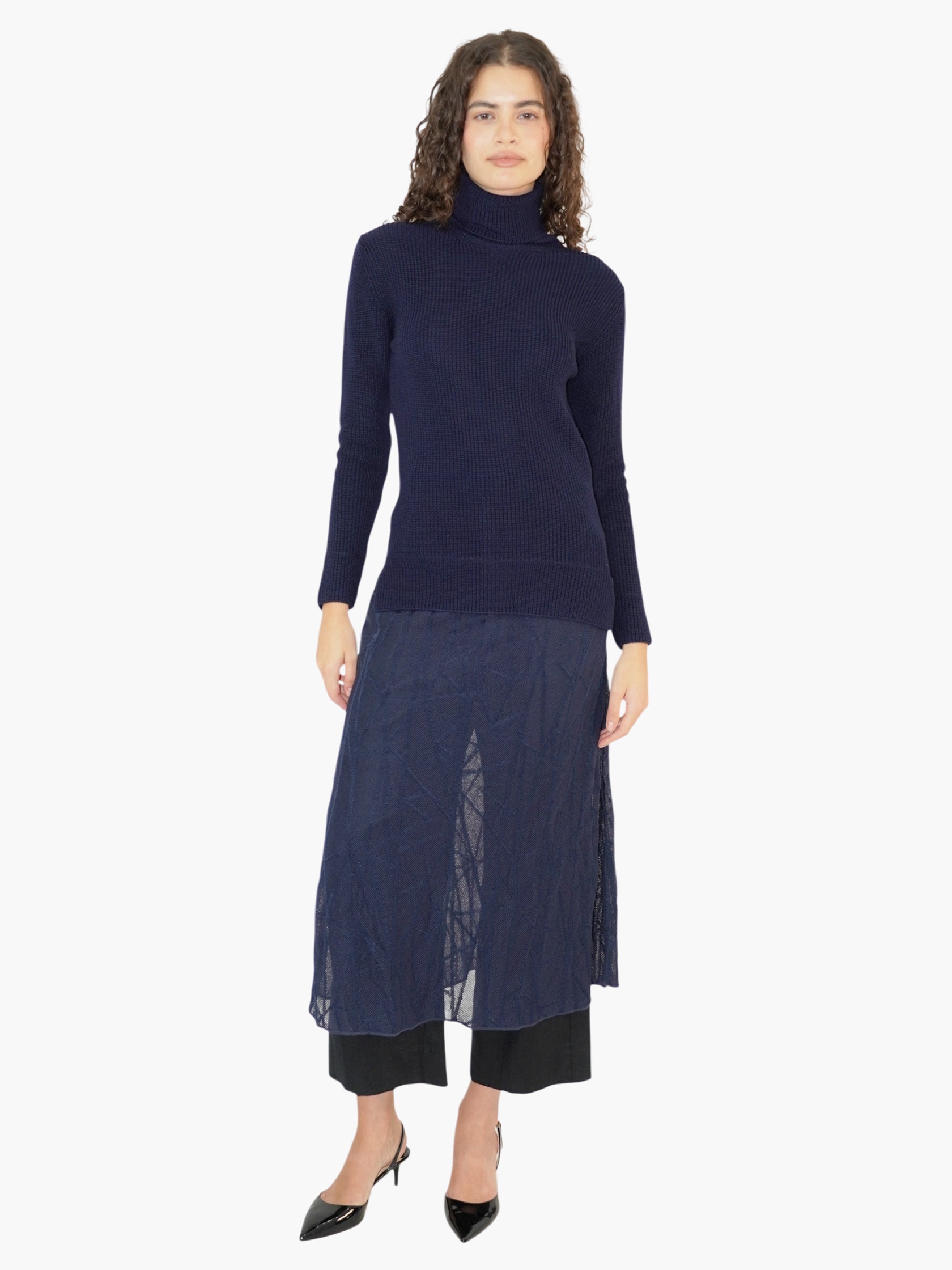 Mesh Knit Sweater