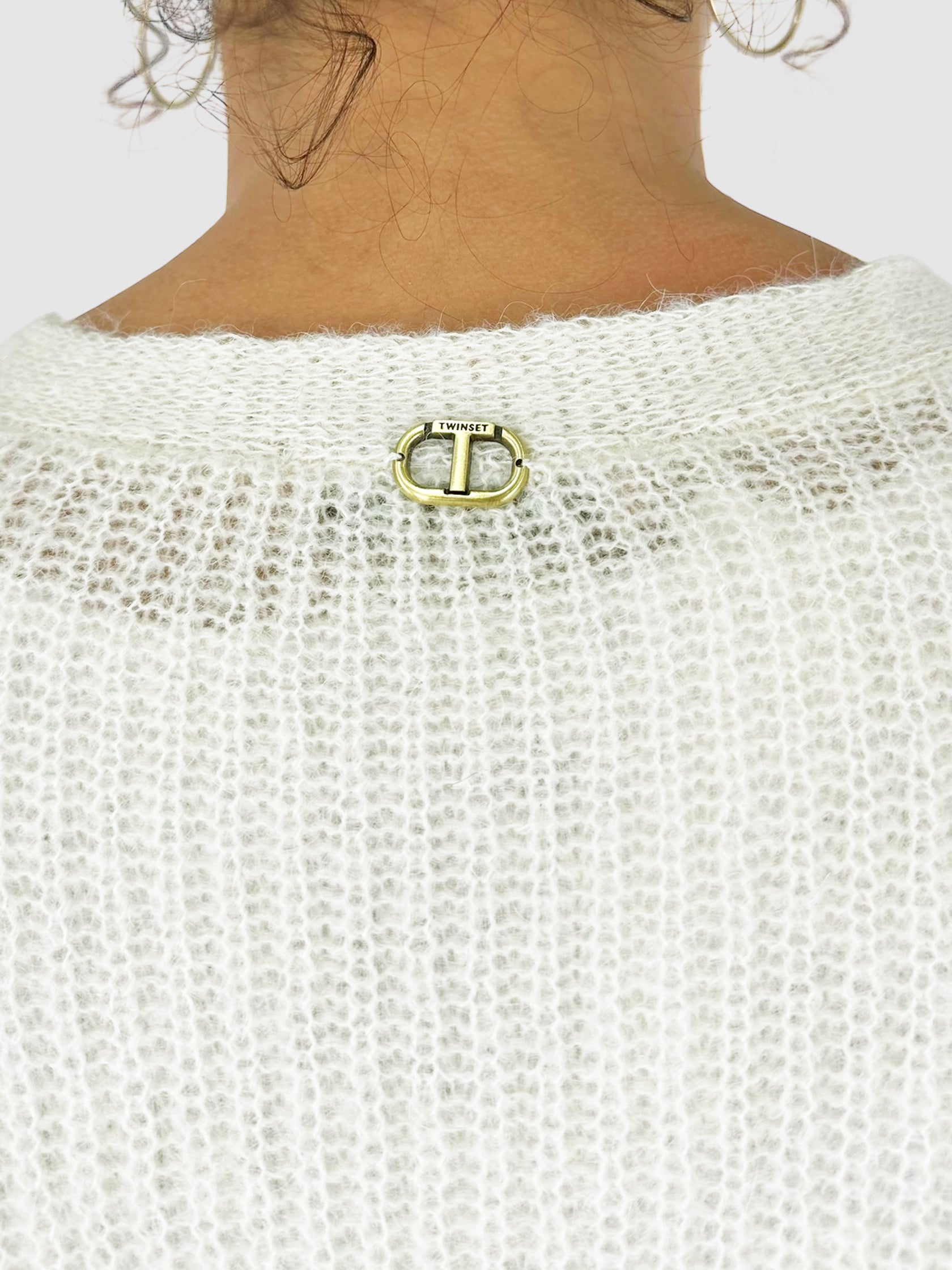 Striped V-Neck Cardigan