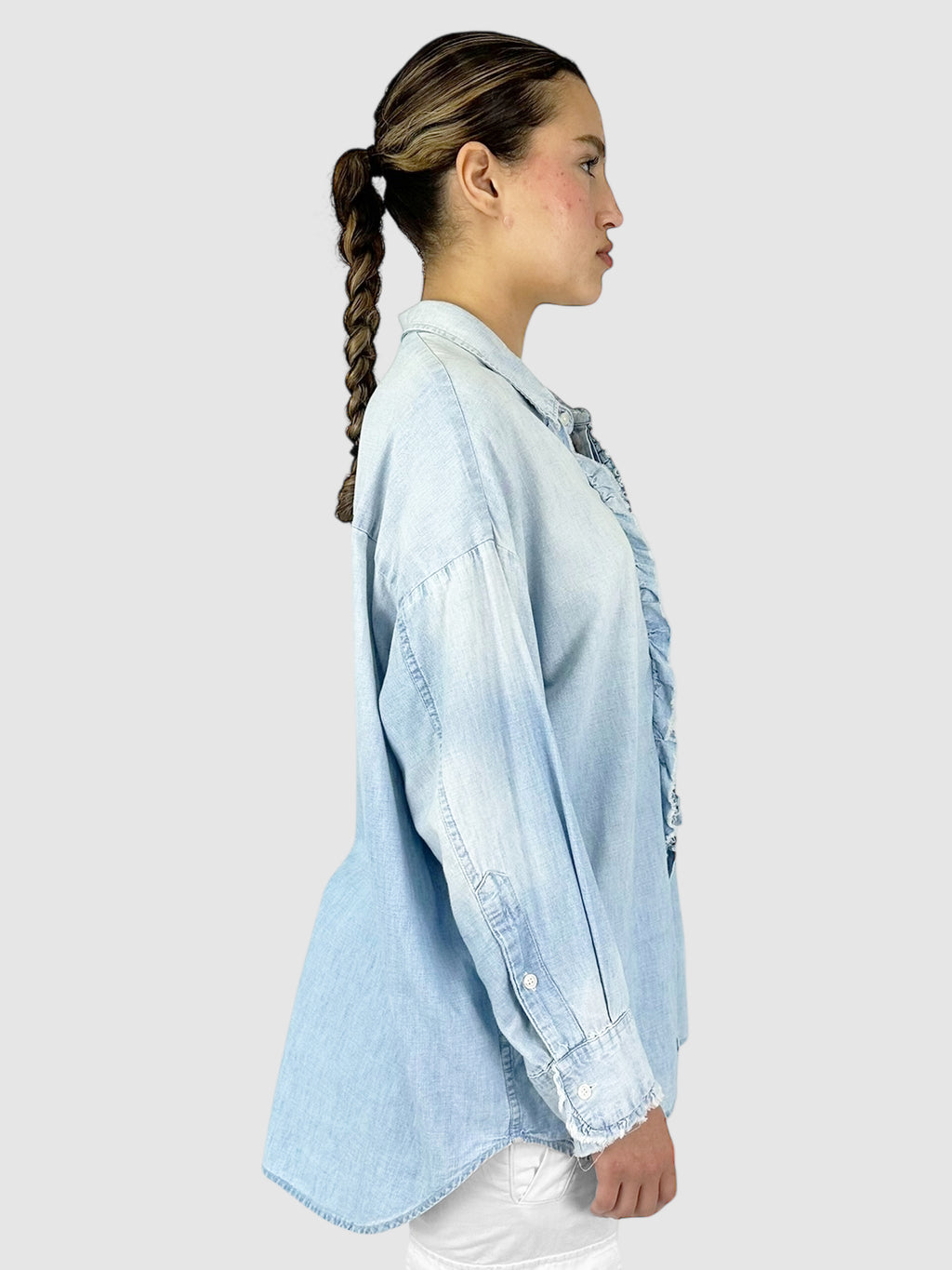 Oversized Denim Top