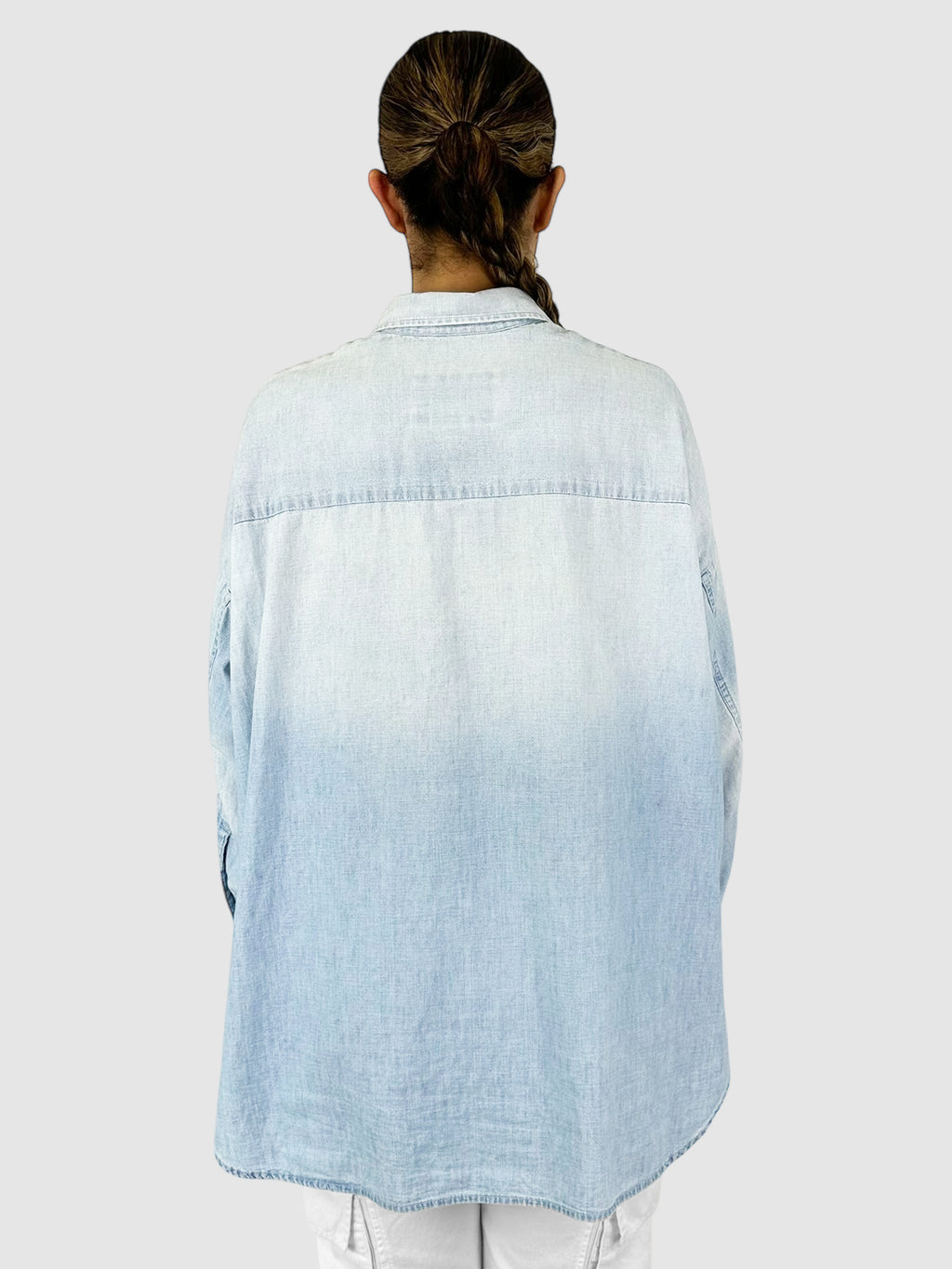 Oversized Denim Top