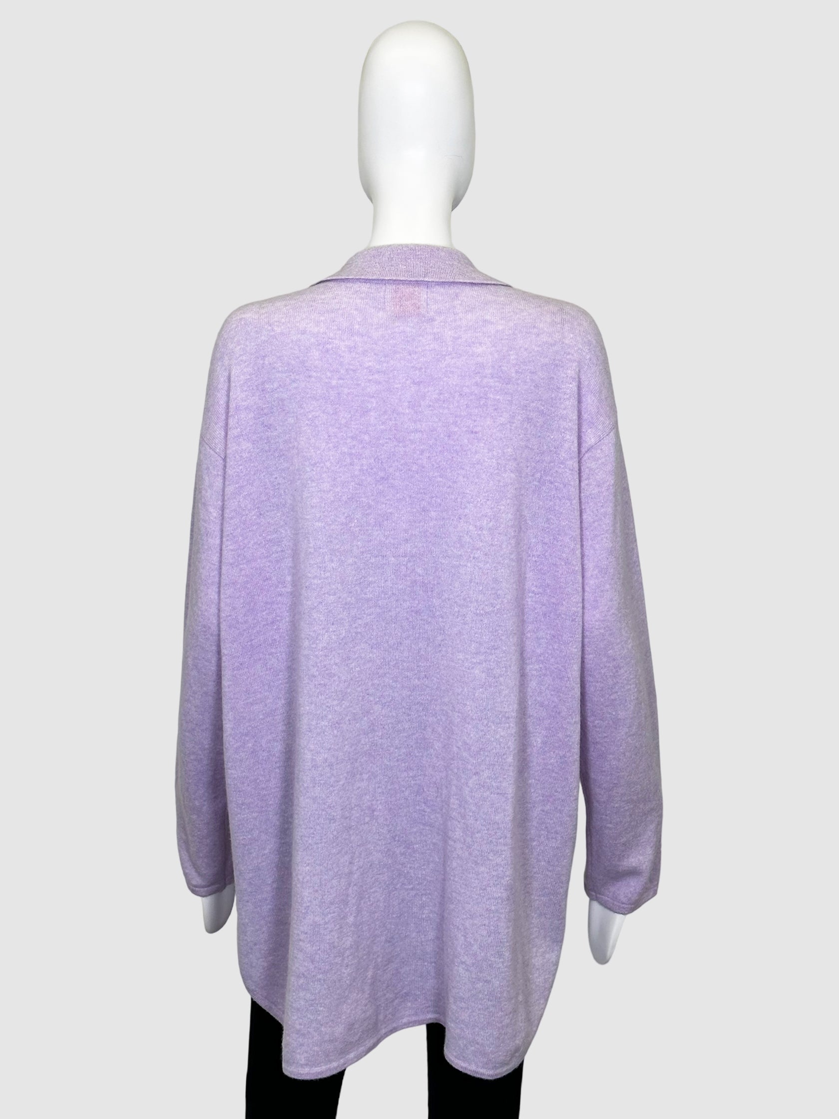 Brodie Collared Button Down Cardigan - Size L