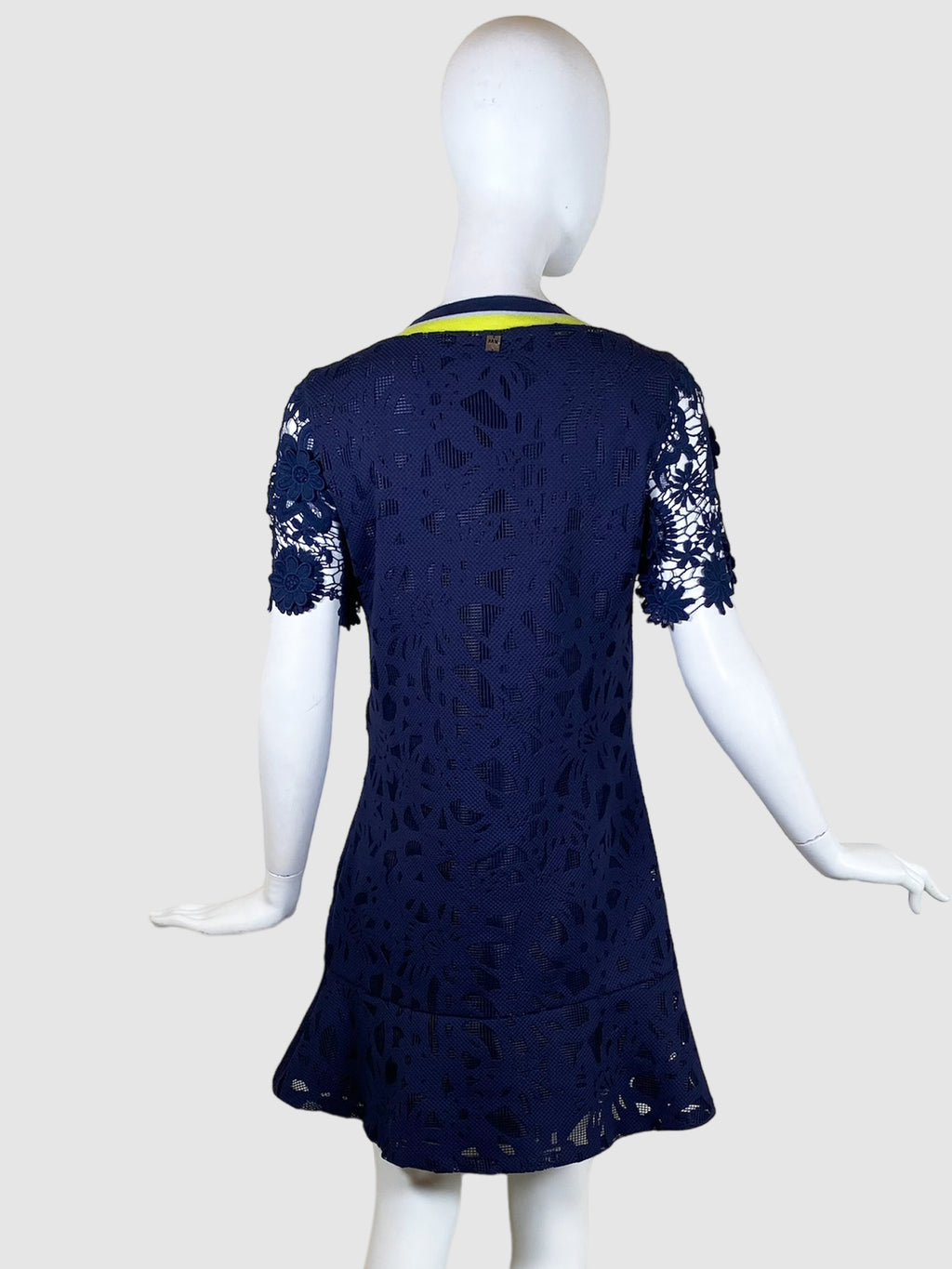 Twinset Floral Lace V-neck Dress - Size XS