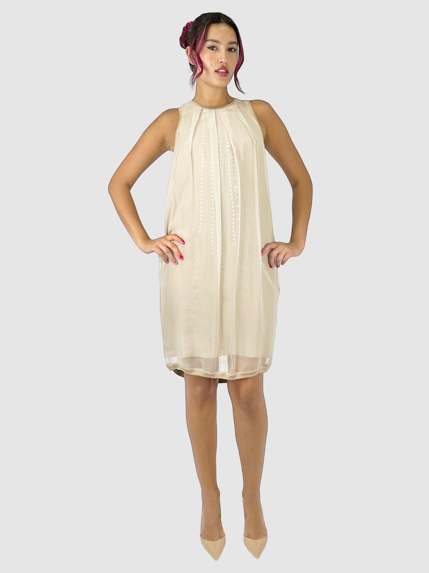 Silk Studded Dress