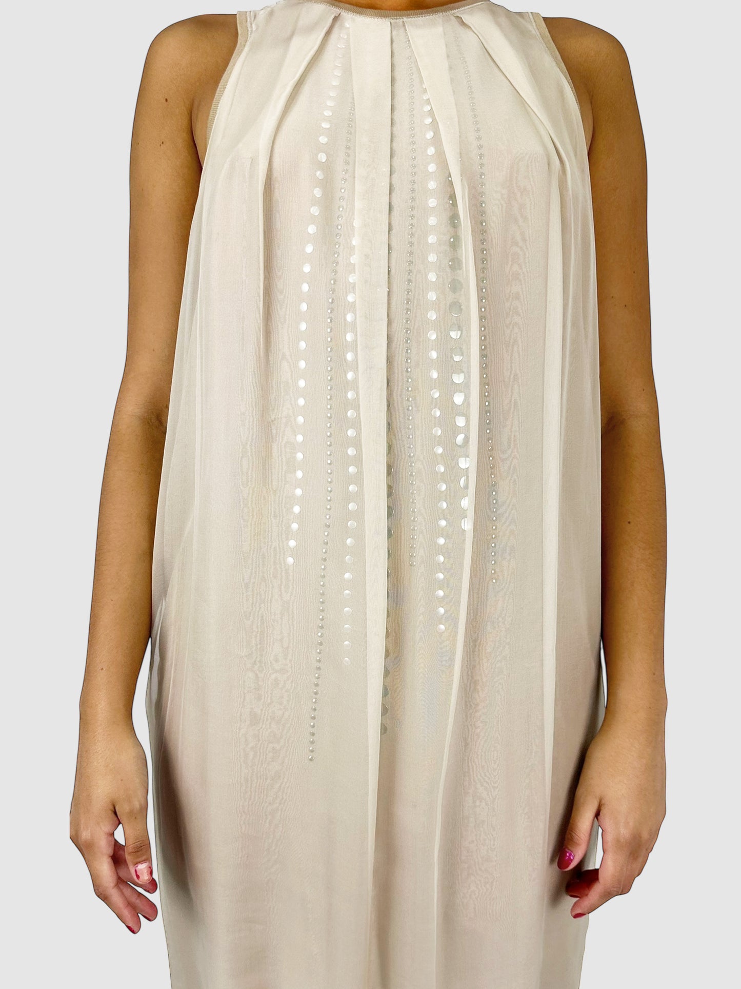 Silk Studded Dress