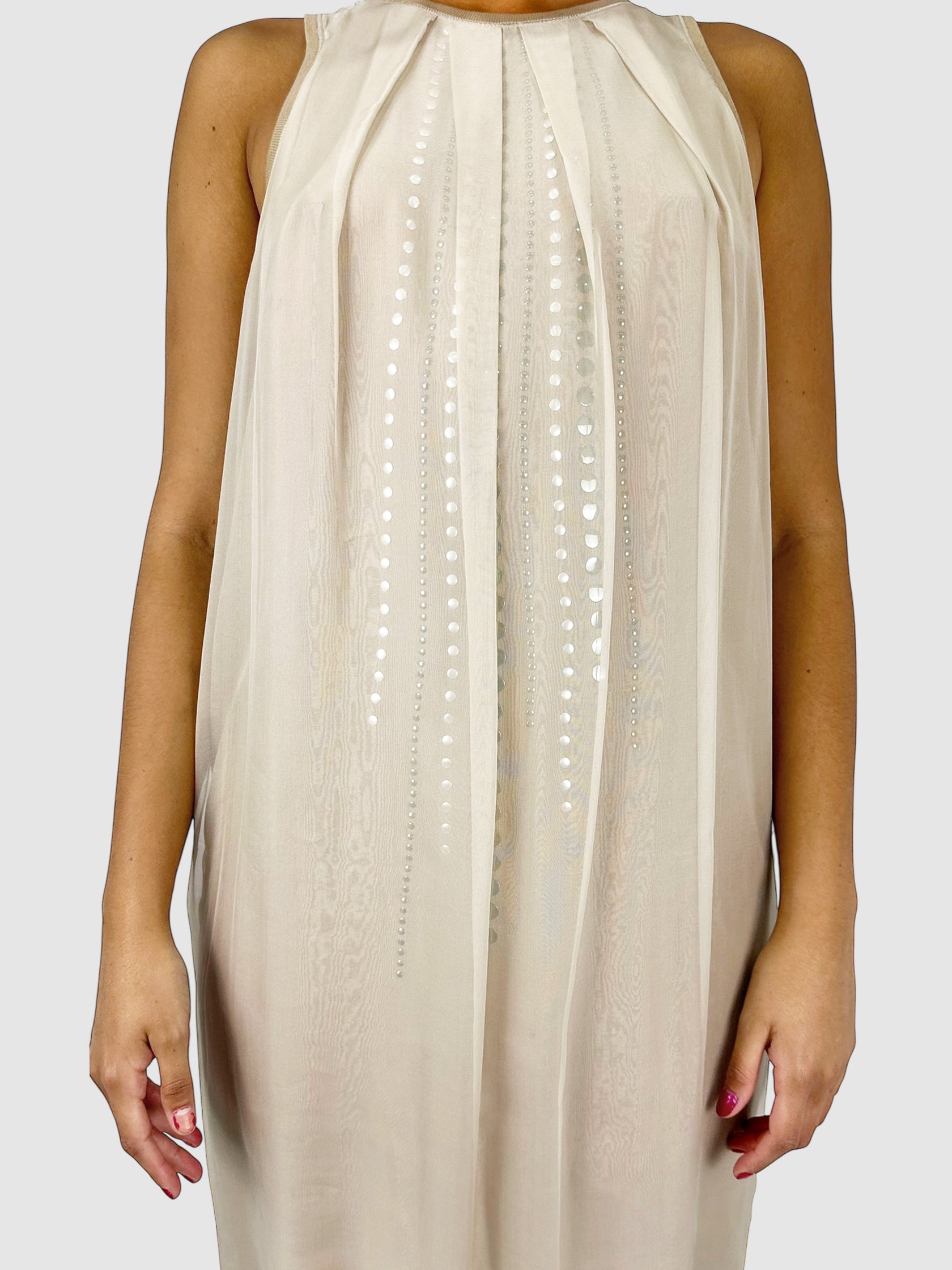 Silk Studded Dress