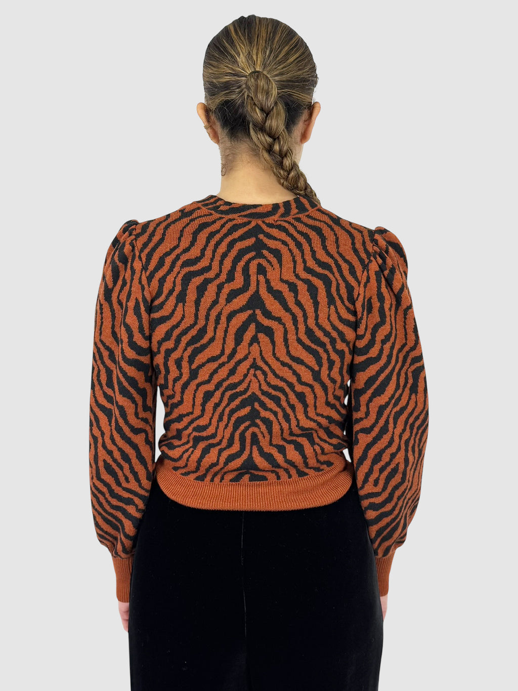 Zebra Print Cardigan