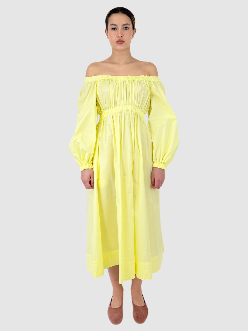 Ruched Midi Dress