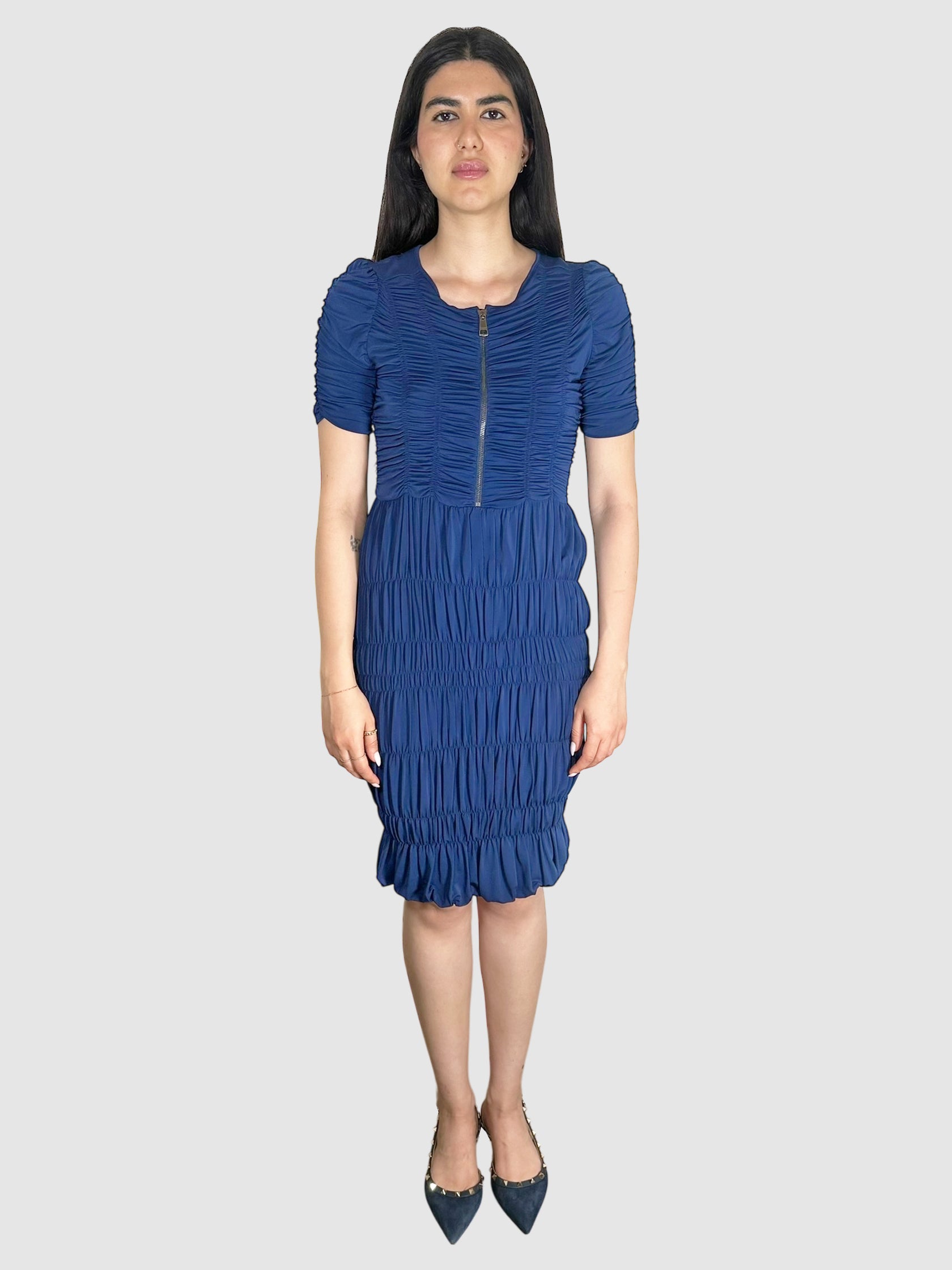 Ruched Midi Dress