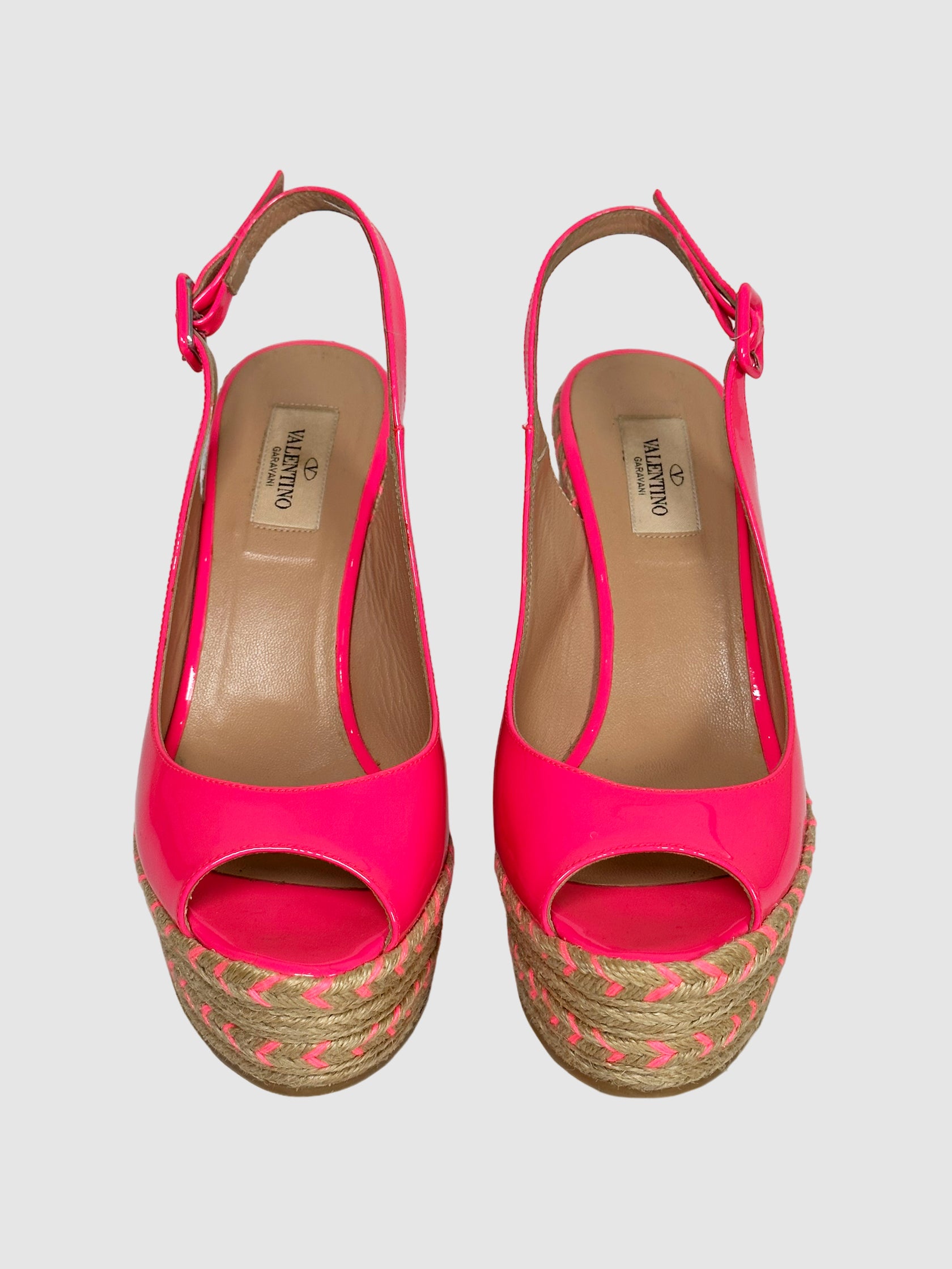 Valentino Platform Wedge - Size 38