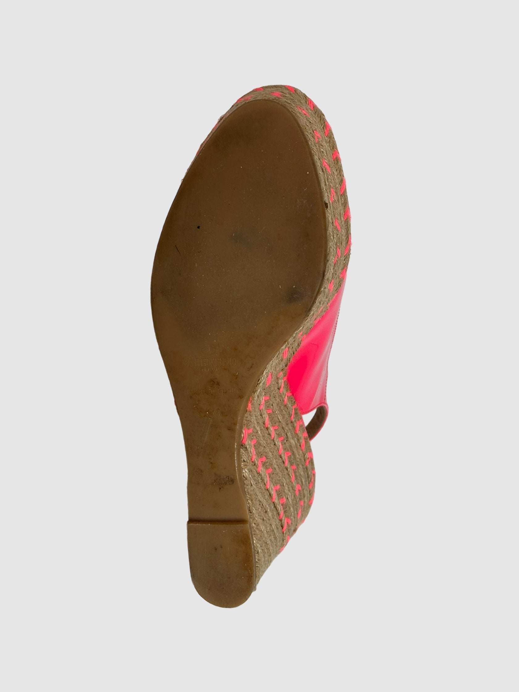 Valentino Platform Wedge - Size 38