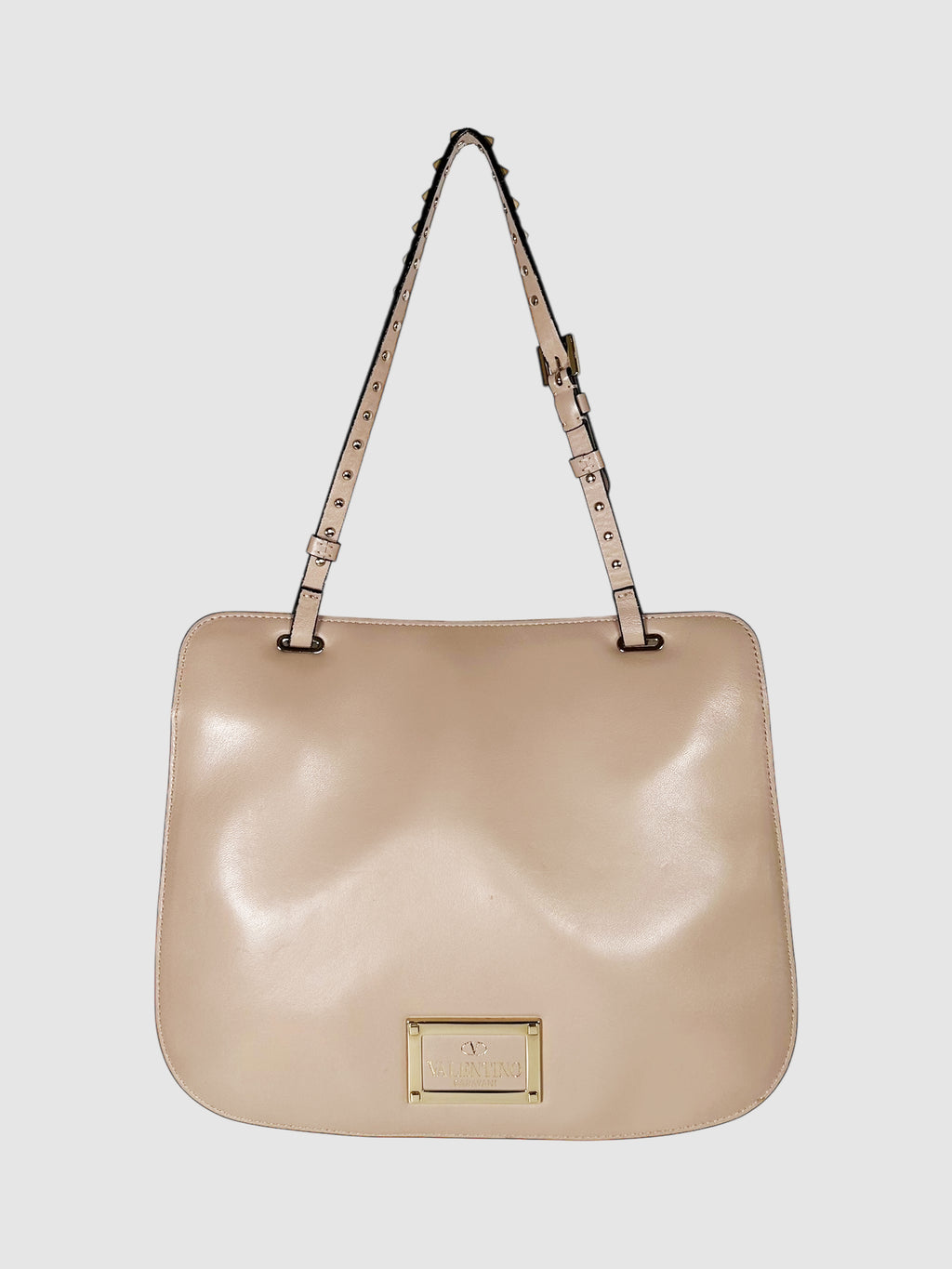 Rockstud Flip-Lock Lace Shoulder Bag