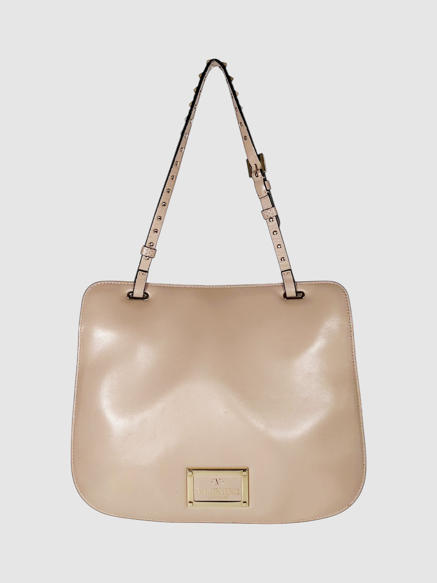 Rockstud Flip-Lock Lace Shoulder Bag