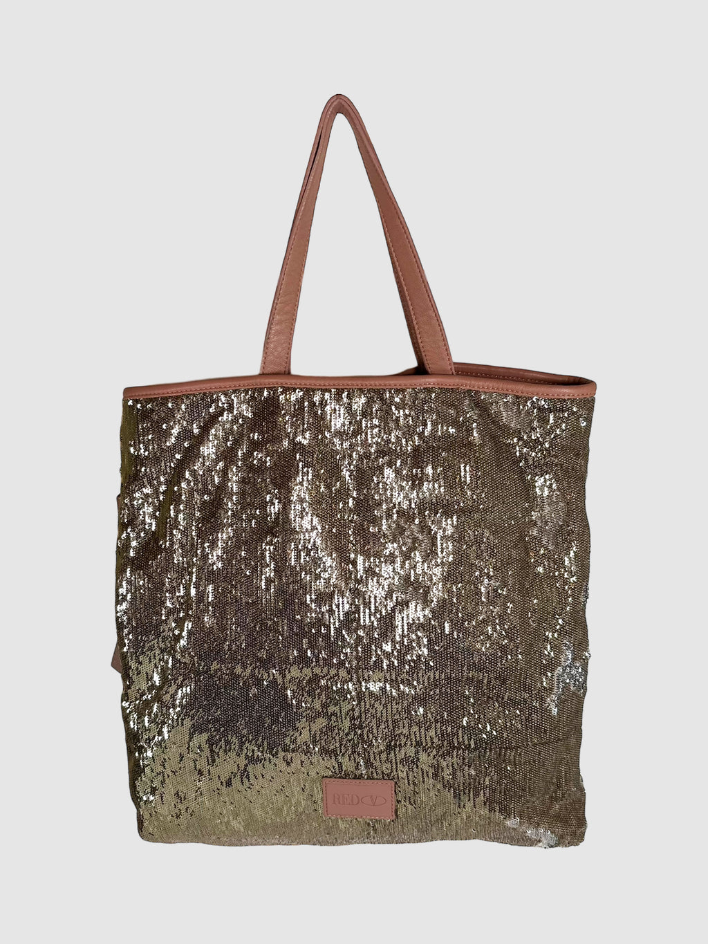 Sequinned Bow Tote Bag