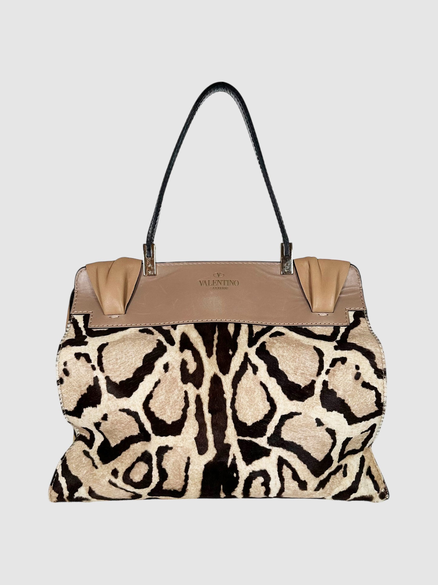 Leopard Aphrodite Bow Tote