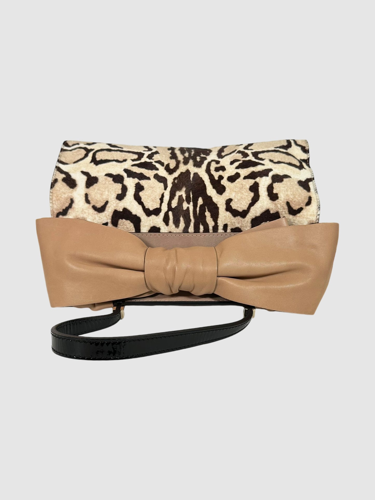 Leopard Aphrodite Bow Tote