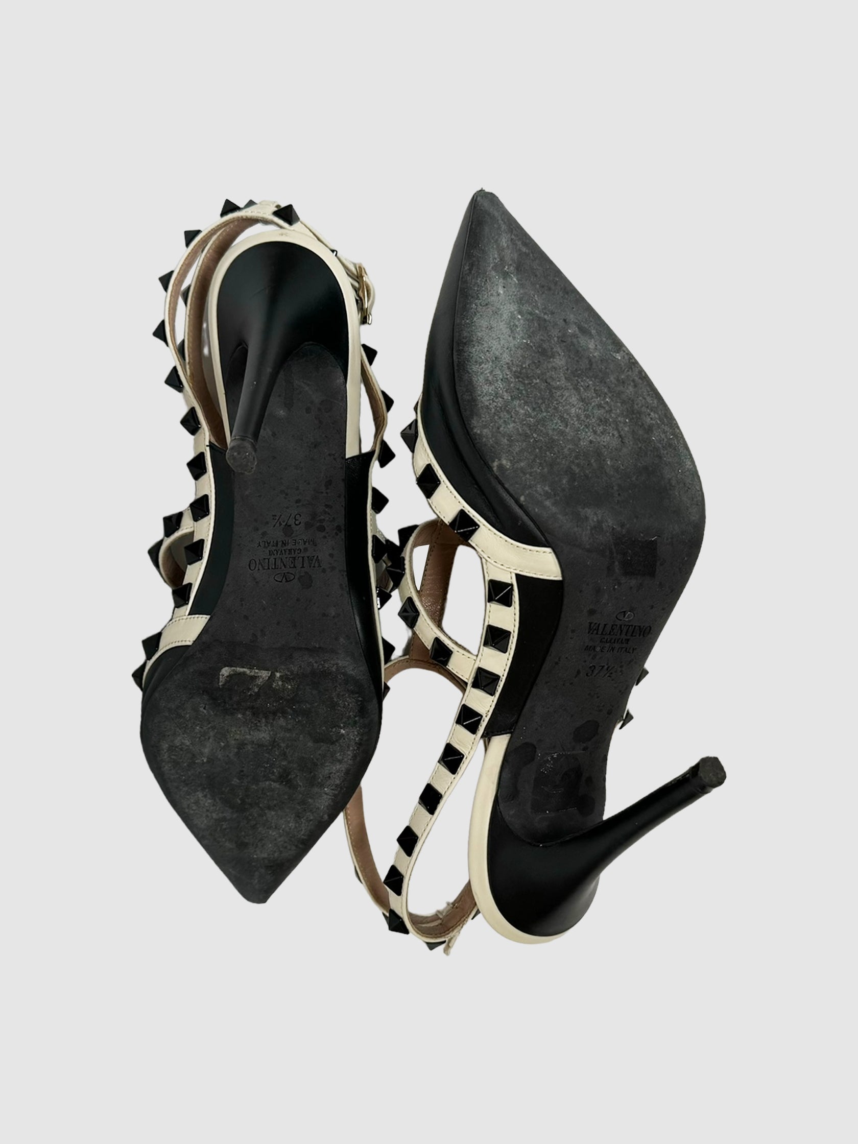 Garavani Rockstud Ankle Strap Pumps - Size 37.5