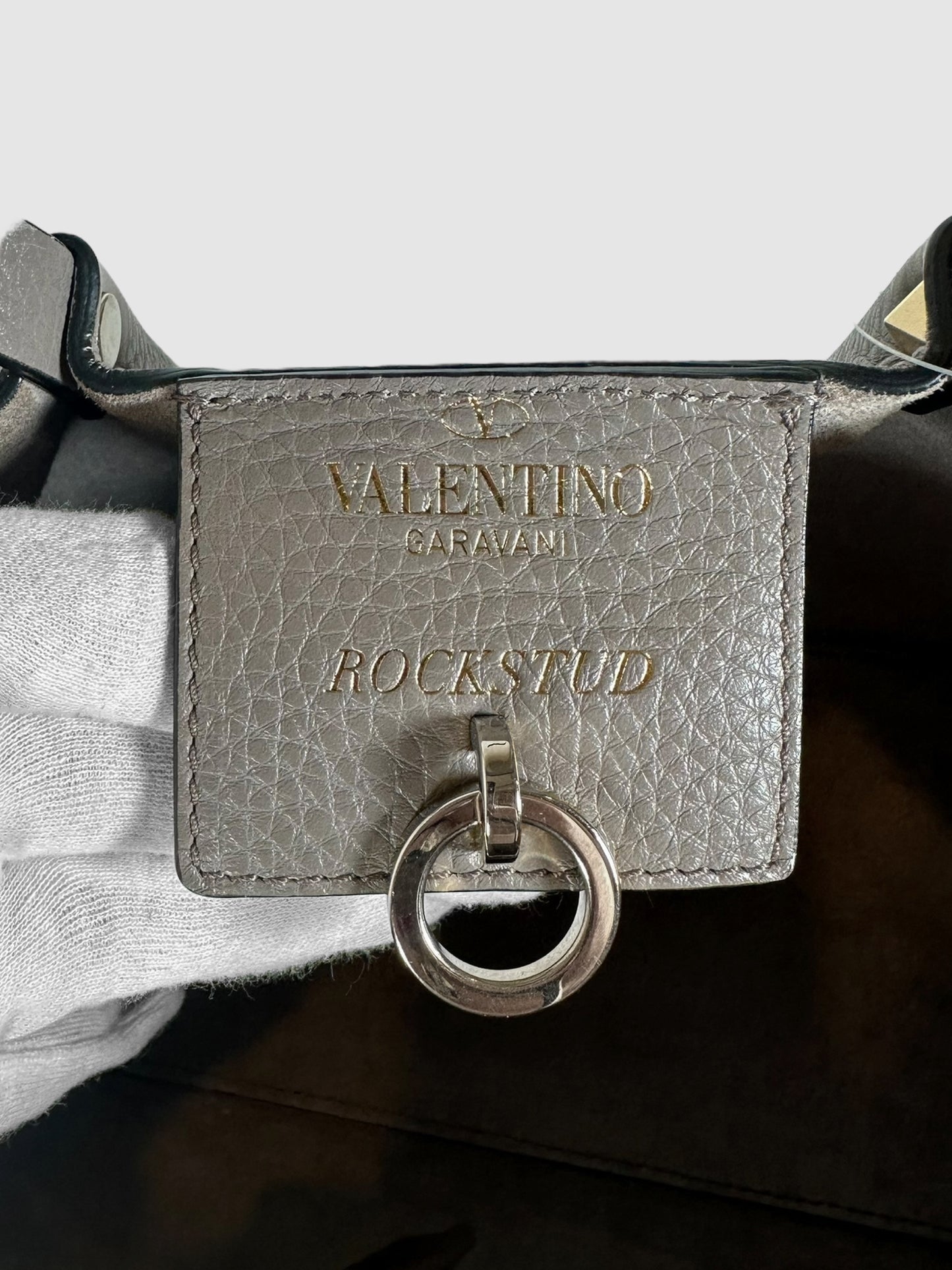 Rockstud Top Handle Bag