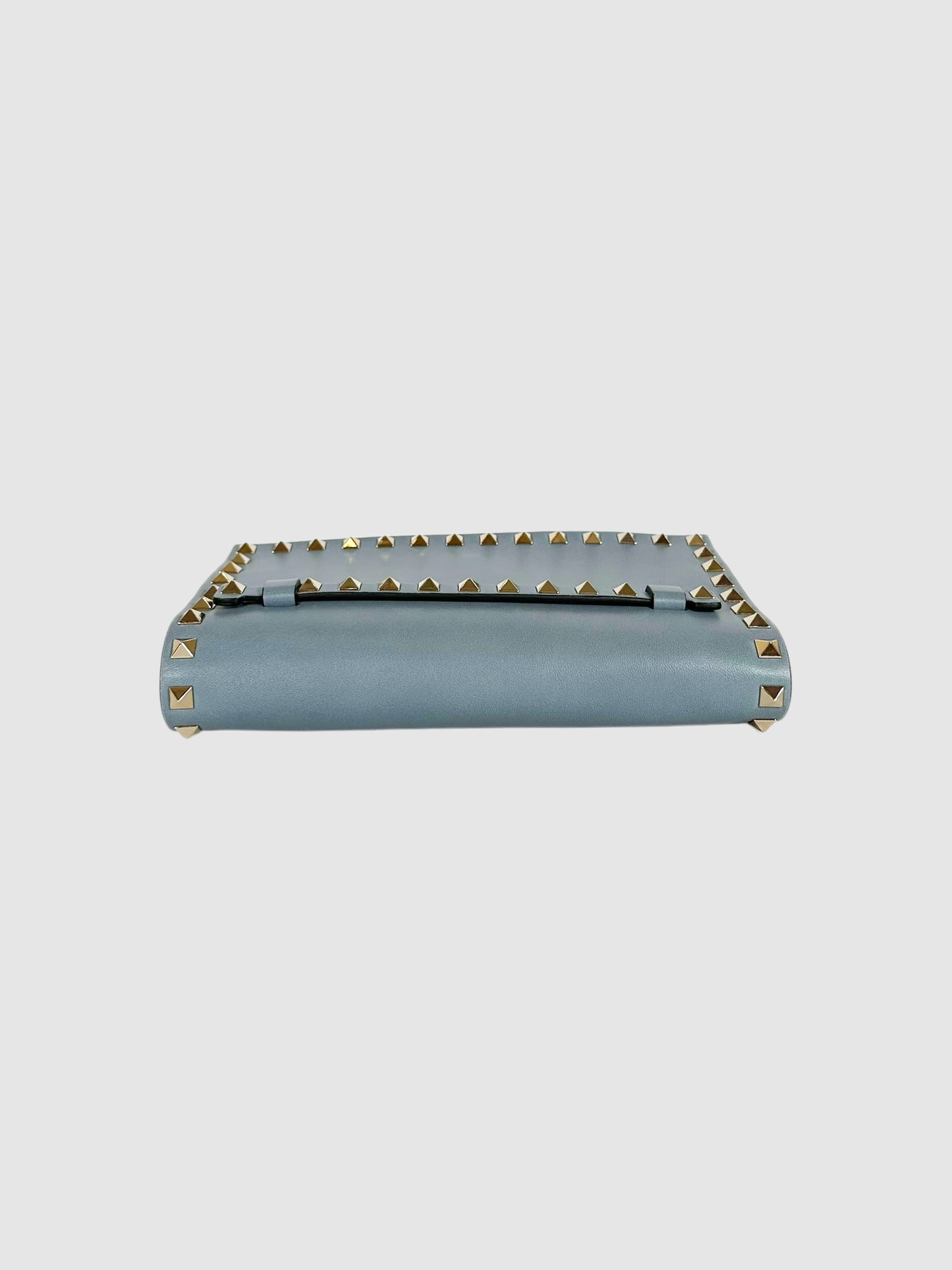 Nappa Rockstud Wristlet Clutch