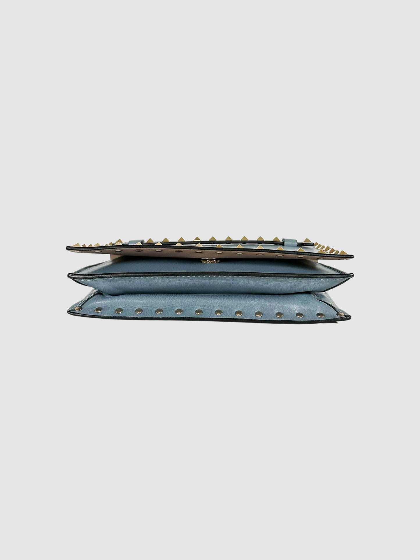 Nappa Rockstud Wristlet Clutch