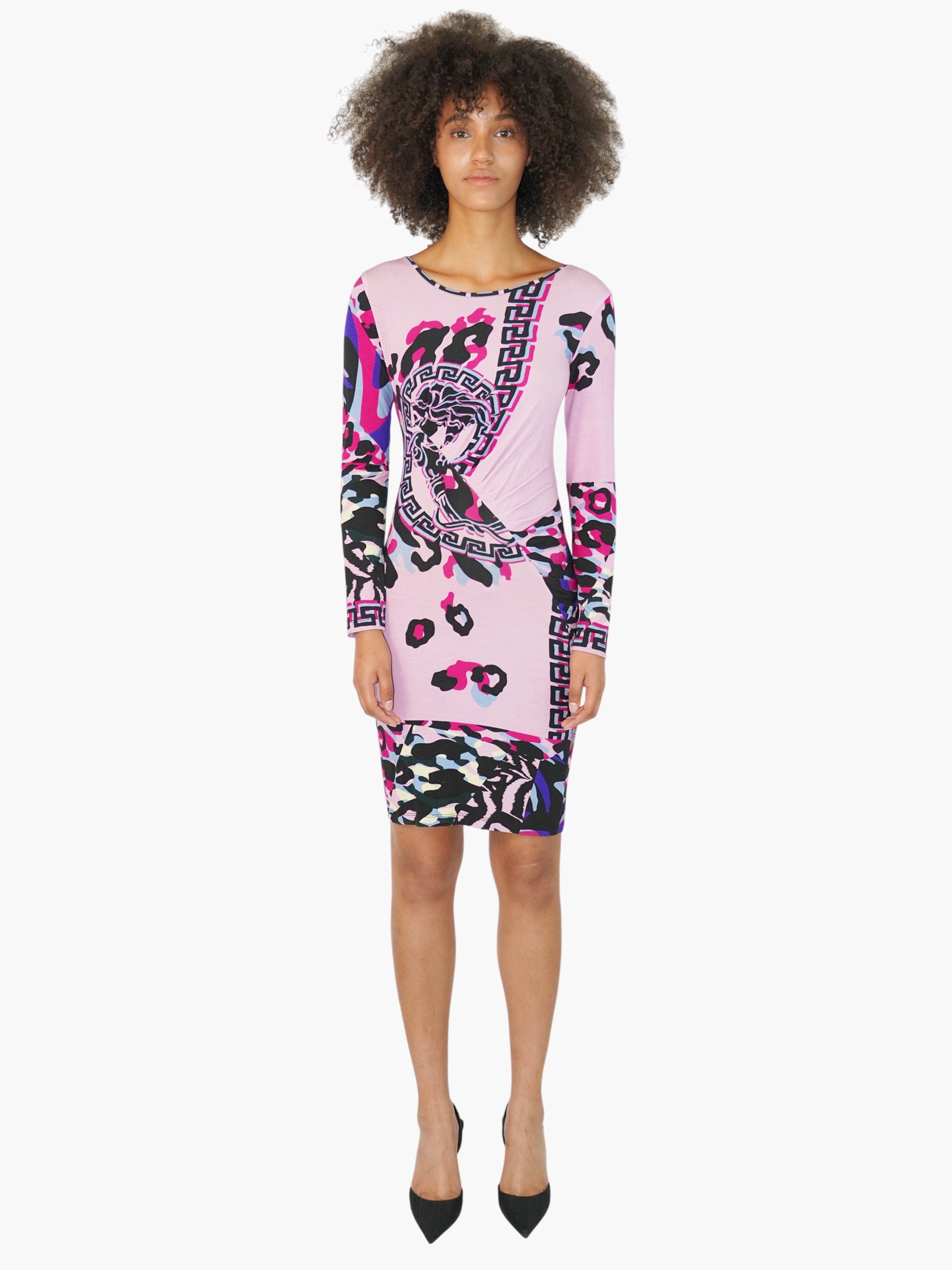 Baroque Print Dress