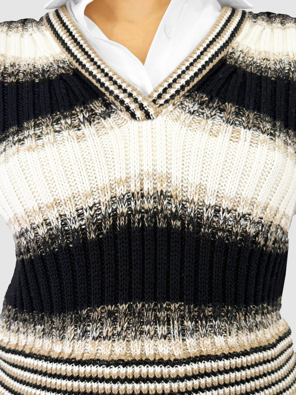 Spear Mixed-Media Top