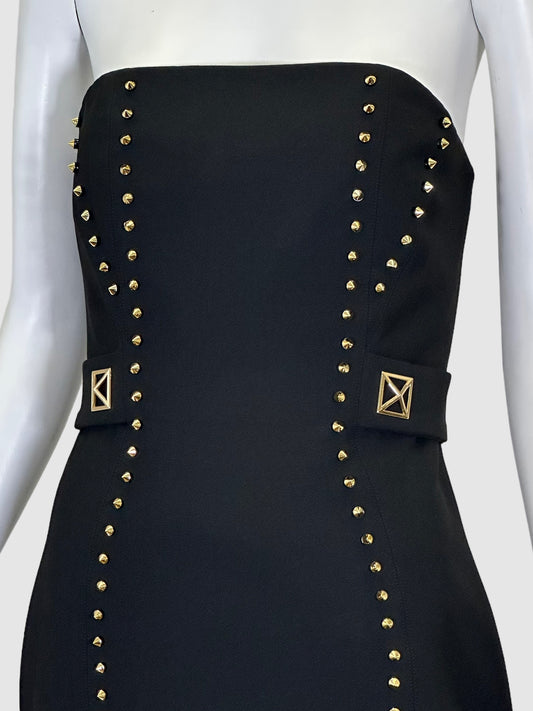 Versace Collection Bustier Studded Dress - Size 44 (M)